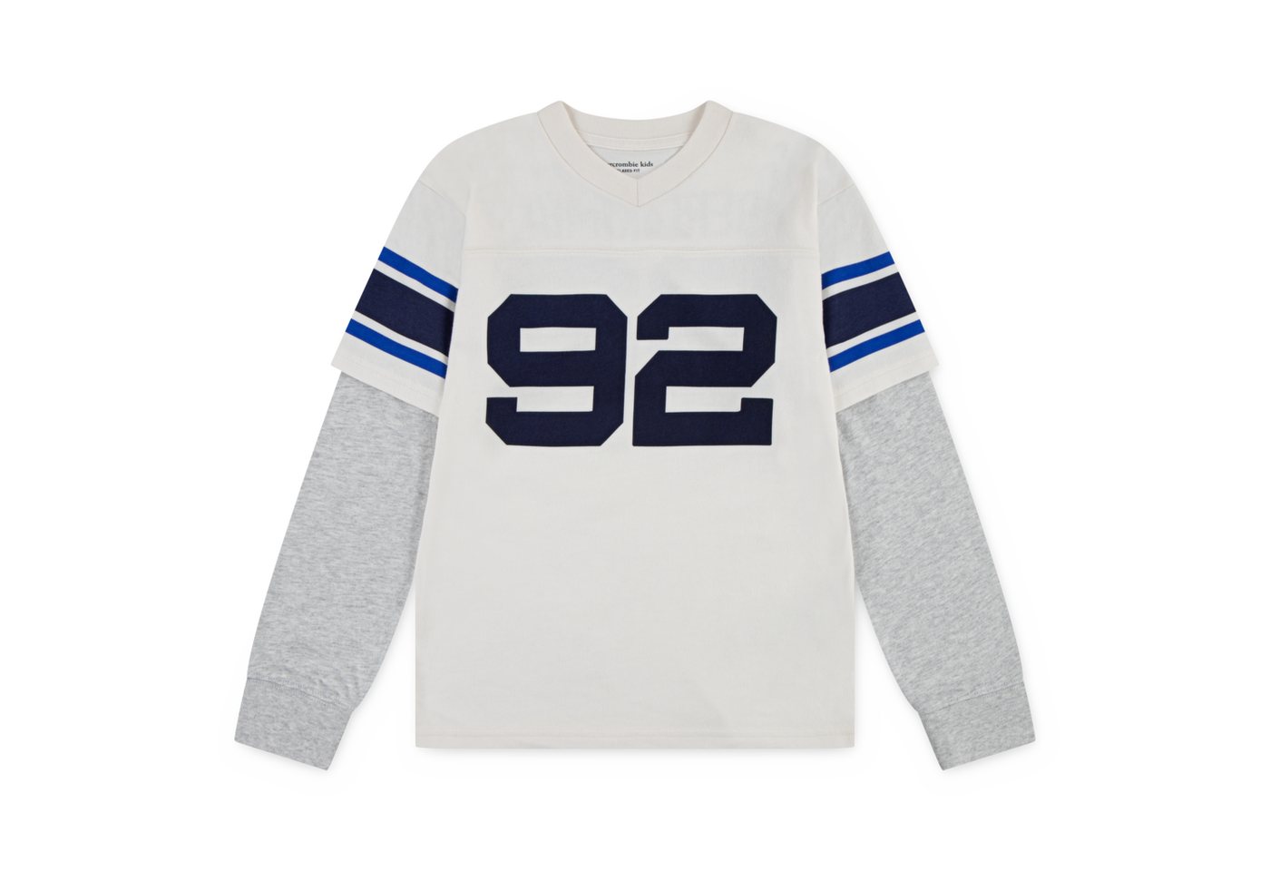 Abercrombie Kids Sweatshirt AFB FOOTBALL HANGDOWN TE im Football-Style und mit Prints, Streifen, for boys