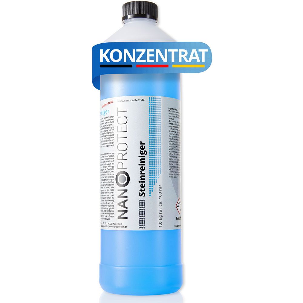Nanoprotect Steinreiniger Naturstein-Reiniger (Set-Typ, [- Set-Info Kraftvoll und schonend)