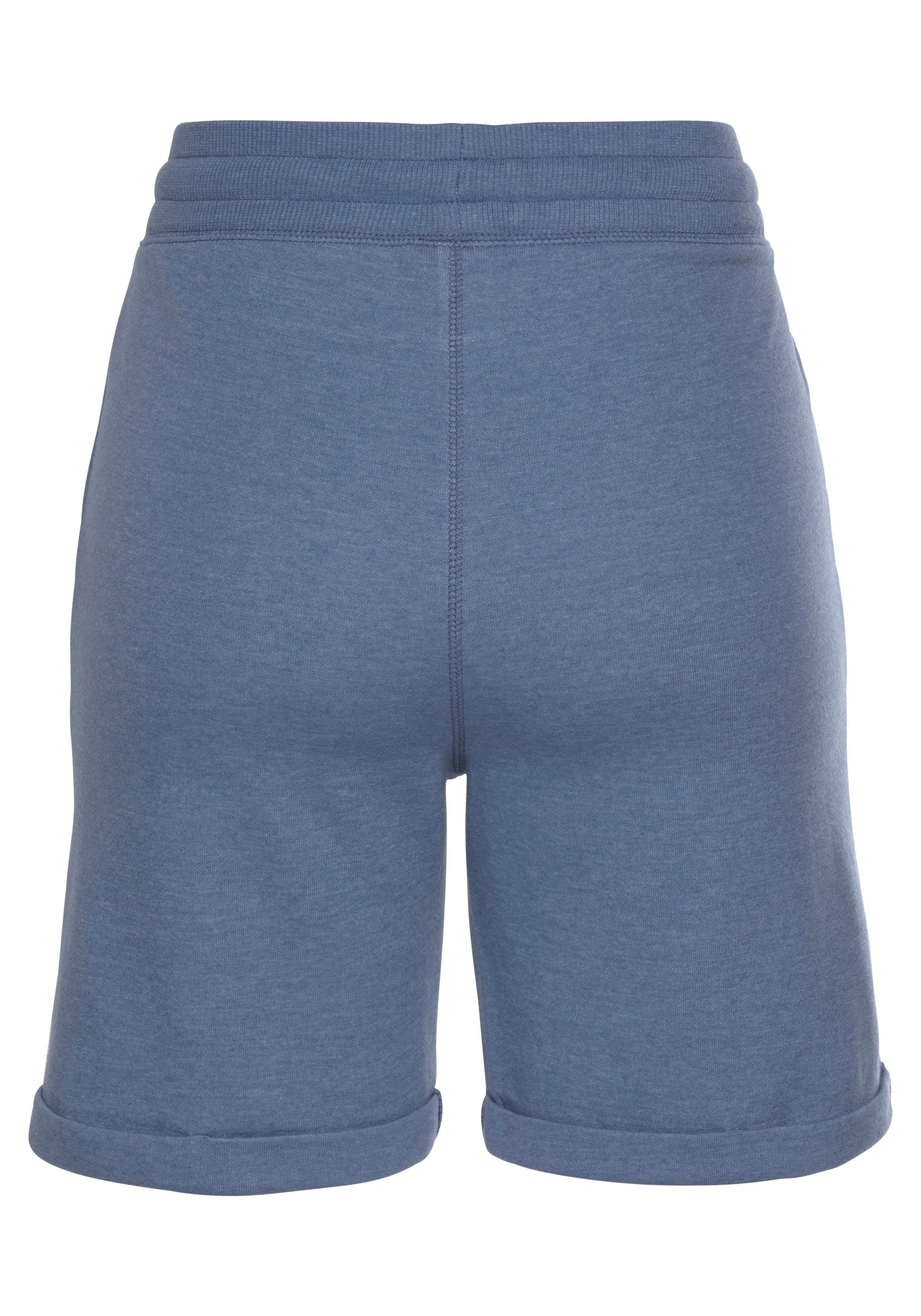 Bench. Loungewear Bermudas mit aufgeschlagenen Beinsäumen und seitlichen Taschen, Loungewear