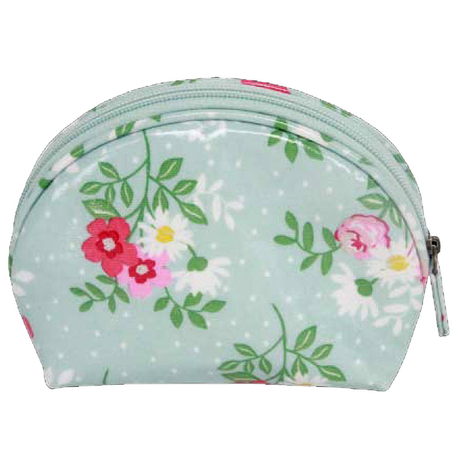 Gisela Graham Schreibgeräteetui Süße Kosmetiktasche mit Blumenprint, abwaschbar mit Reißverschluss, (1 x Kosmetiktäschchen)