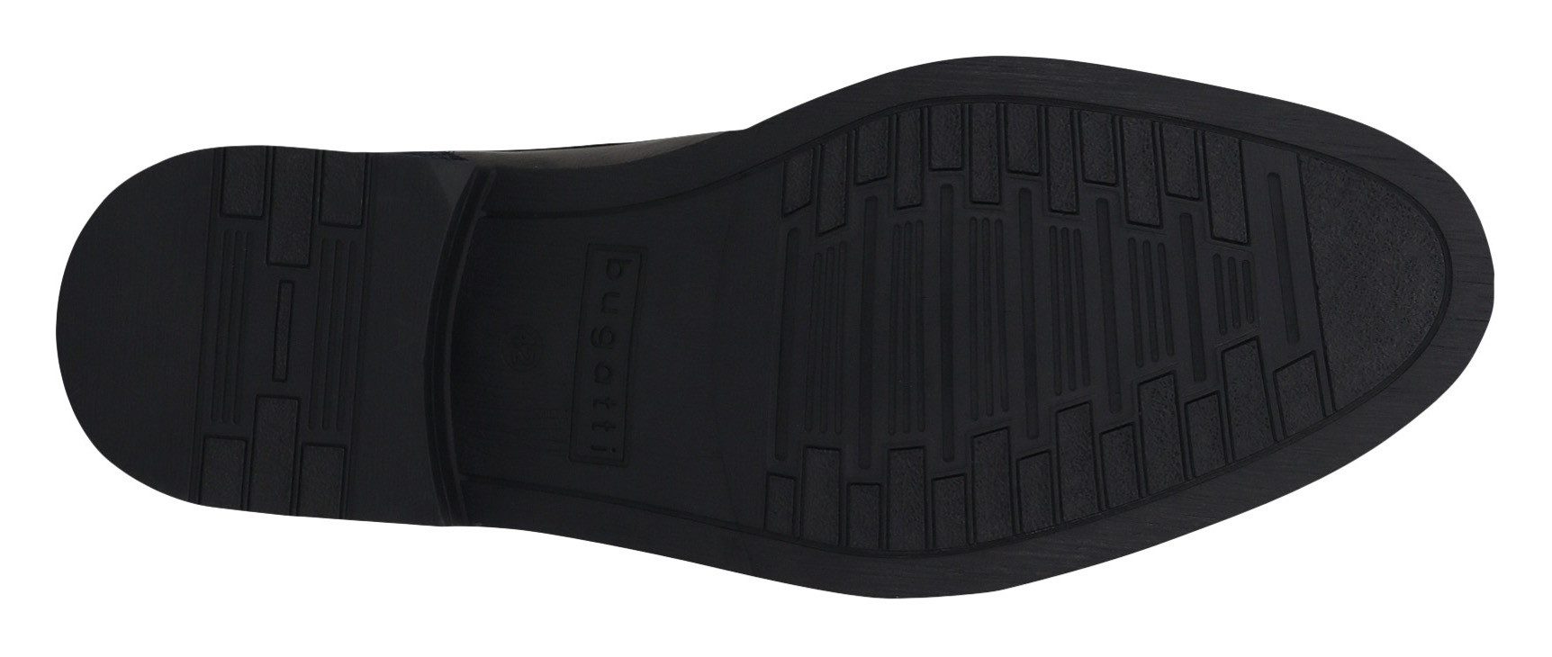 bugatti Schnürschuh Anzugschuh, Business Schnürschuh mit modischem Fersen-Flag