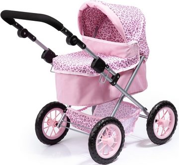 Bayer Puppenwagen »Trendy, rosa/Leopard«, mit Wickeltasche