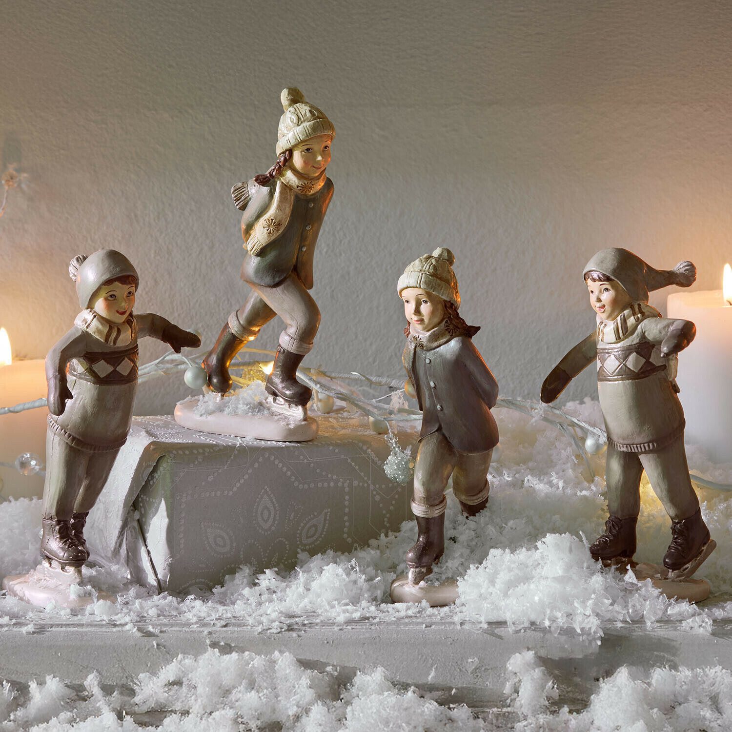 Mirabeau Weihnachtsfigur Figur 4er Set Mériot günstig online kaufen