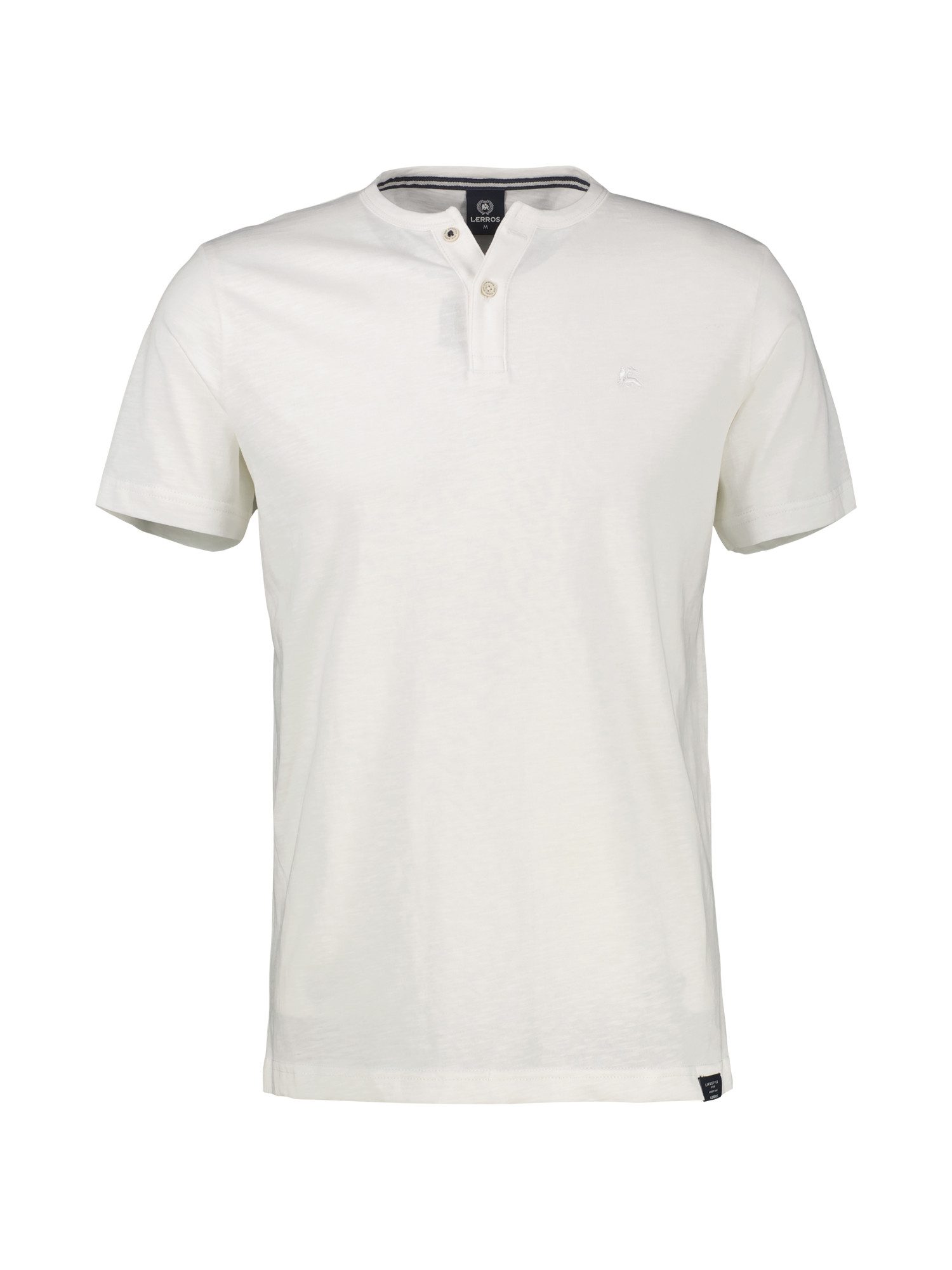 LERROS T-Shirt T-Shirt mit Rundhalsausschnitt, grosse Größen Herren T-Shirt Übergröße, 100% Baumwolle, Einfarbig, Kurzarm