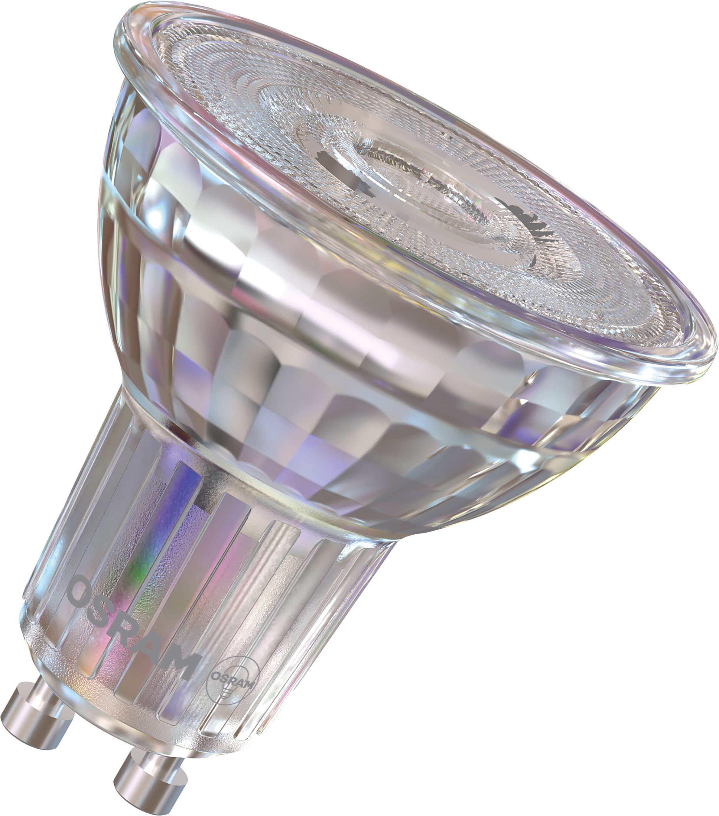 Osram LED-Leuchtmittel LED-Spot Star PAR16 Reflektor, GU10, 3 St., Warmweiß