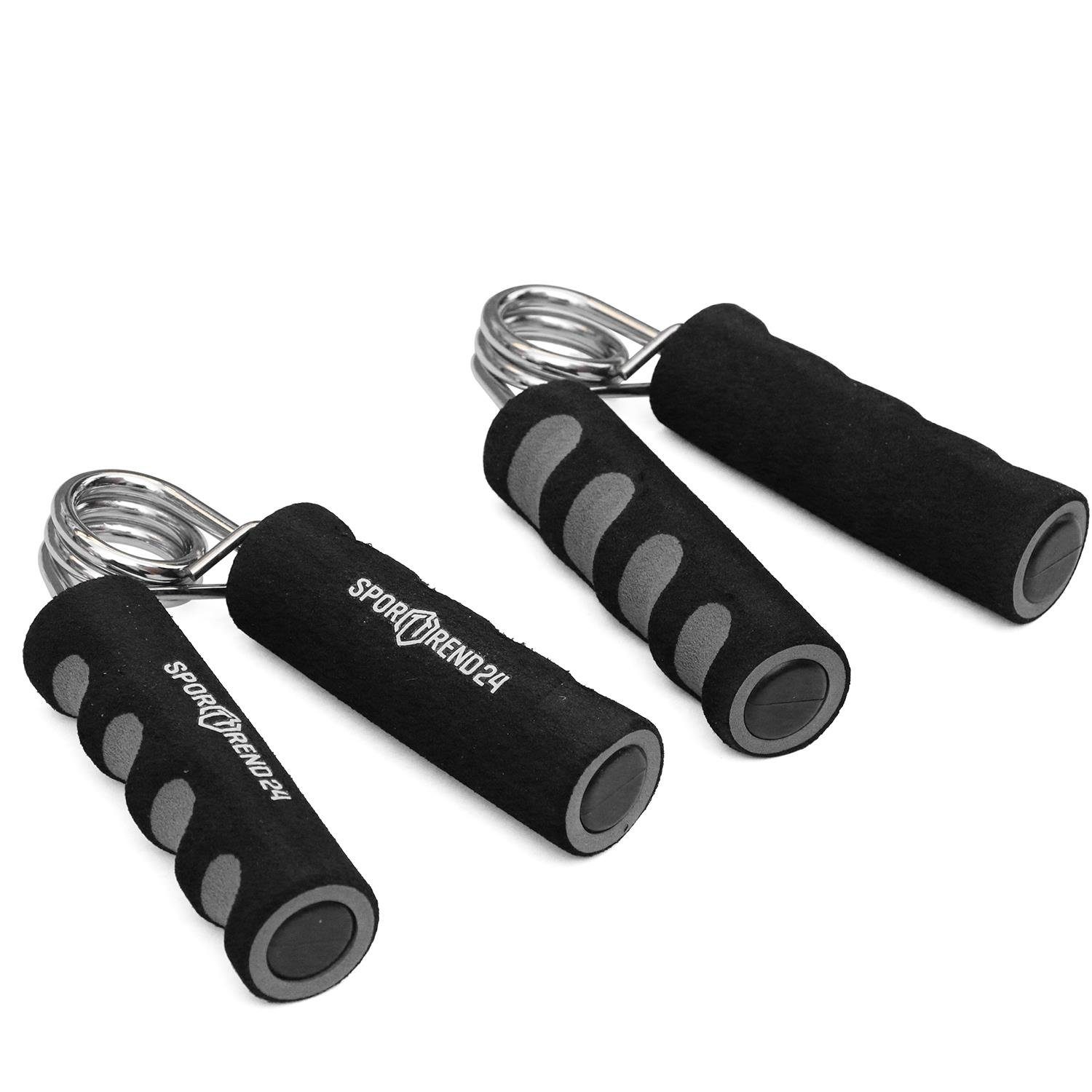 Sporttrend 24 Handmuskeltrainer 2er Set Fingerhantel Schaumstoffgriff, Unterarm