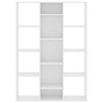 vidaXL Raumteiler Raumteiler/Bücherregal Weiß 100x24x140 cm Holzwerkstoff, 1-tlg.