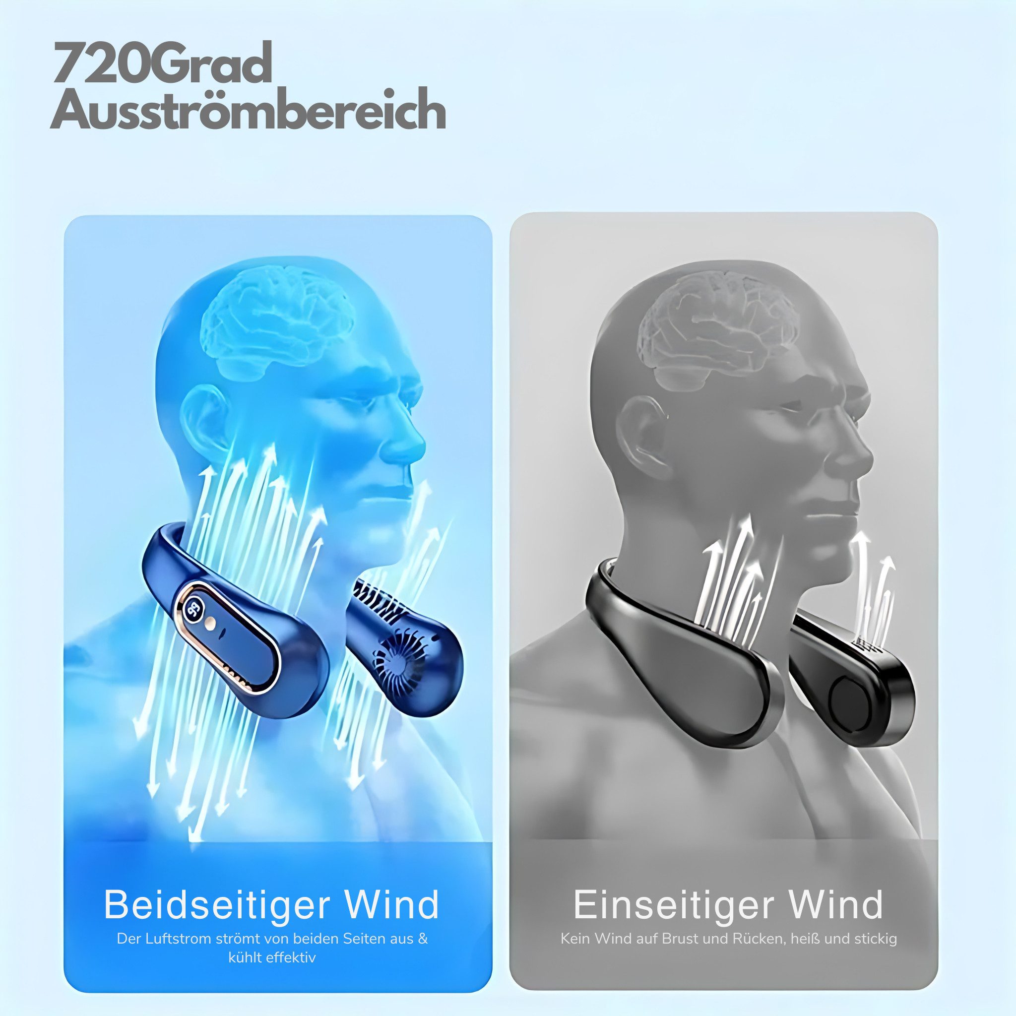HS.SUPPLY Mini USB-Ventilator Miniventilator, Nackenventilator, Halsventila günstig online kaufen