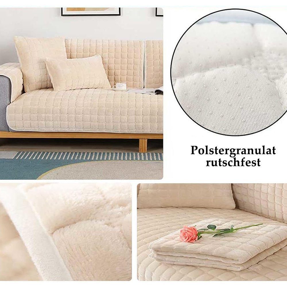 Minicloss Sofaschoner Sofabezug 1 2 3 4 Sitzer Sofaschoner rutschfest L For günstig online kaufen