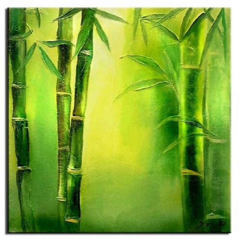 JVmoebel Gemälde Abstrakte Erotik Sex Kunst Gemälde Ölbild Bild Bilder Ölgemälde Sofort, Pflanzen, Stillleben