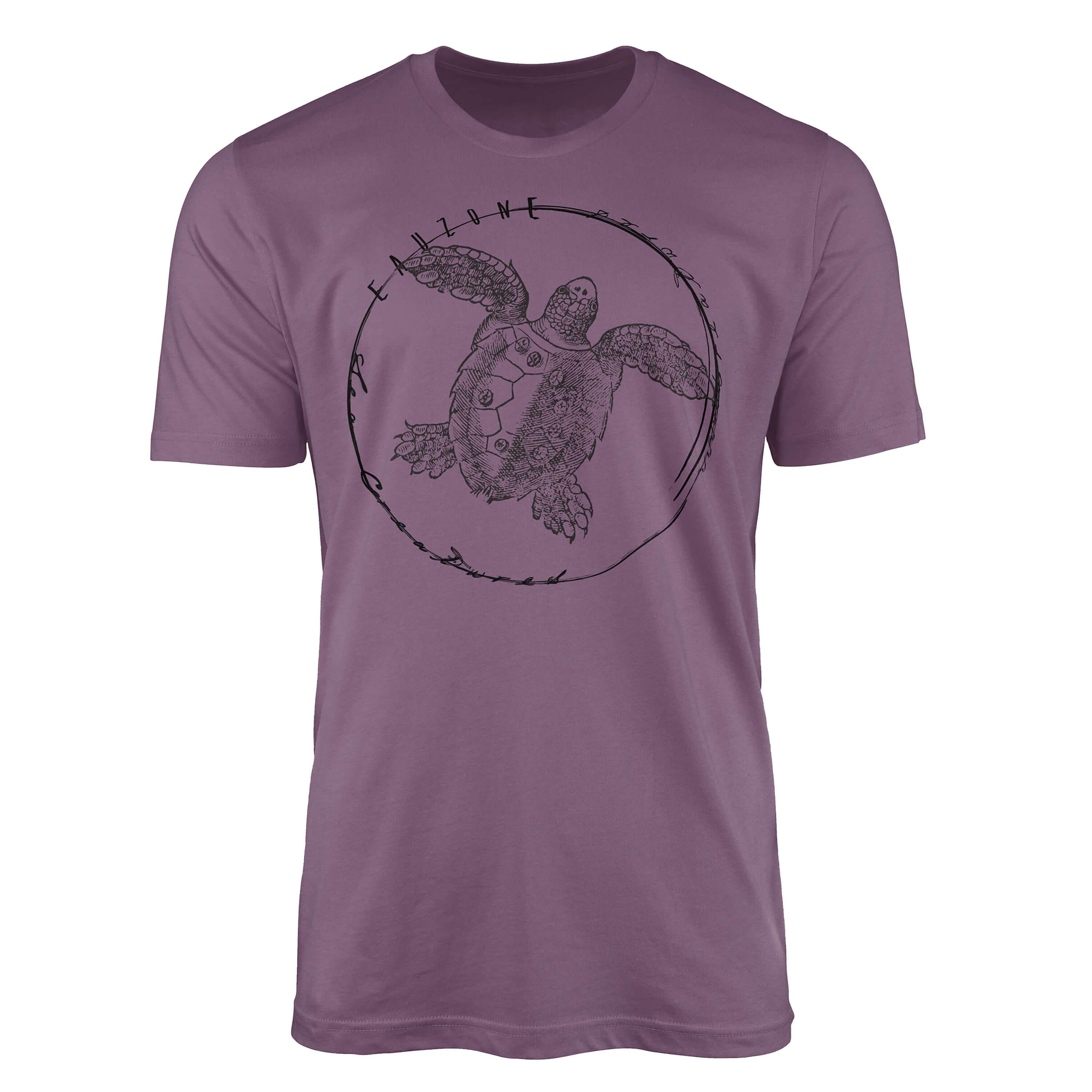 Schnitt und Sea Tiefsee Struktur Fische Art Serie: feine / Sea T-Shirt Shiraz - Creatures, 099 T-Shirt Sinus sportlicher