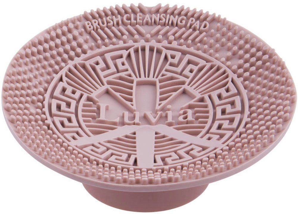 Luvia Cosmetics Kosmetikpinsel-Set Brush Cleansing Pad - Black, Design für wassersparende Reinigung; passt bequem in jede Hand.