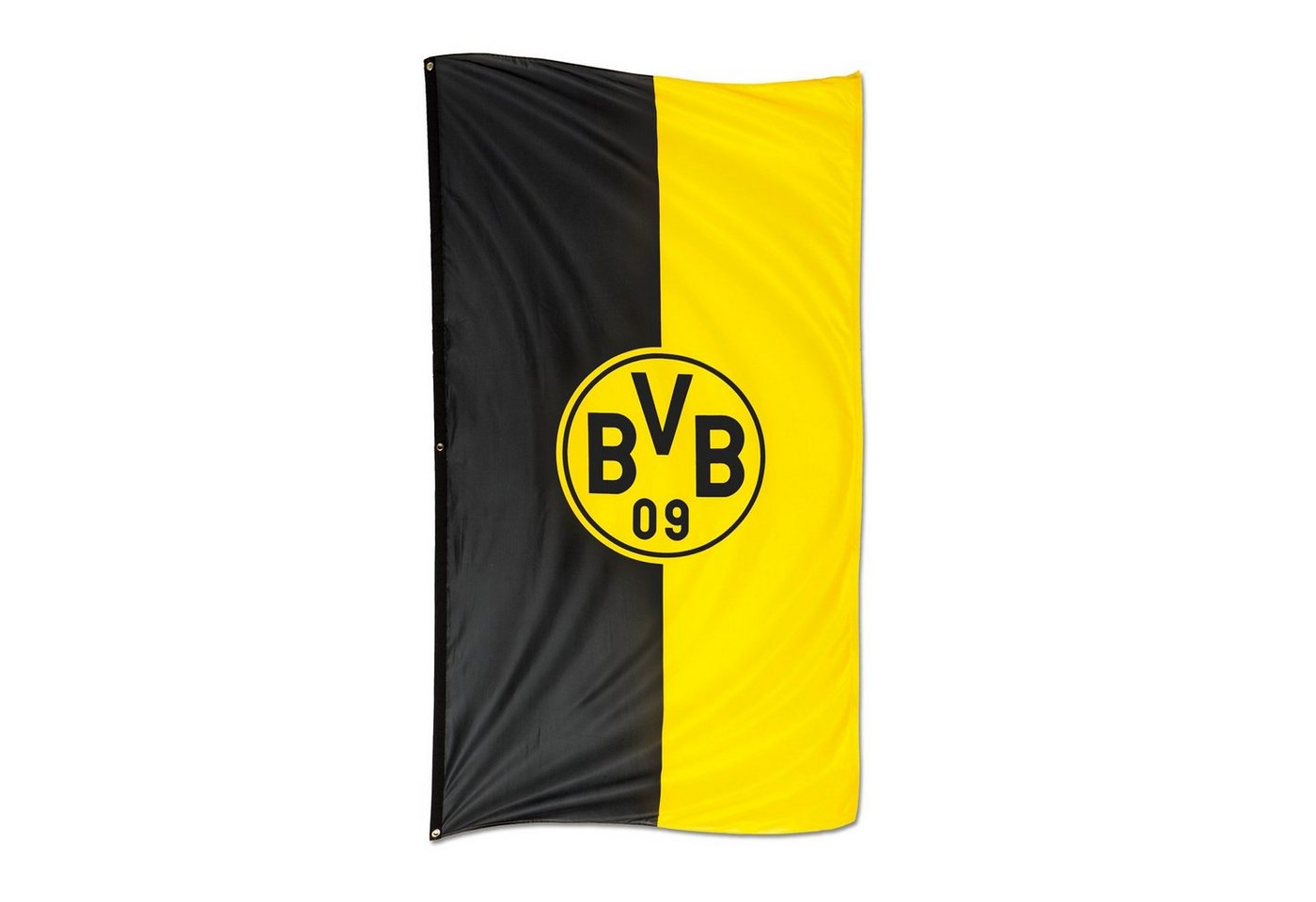 BVB Fahne BVB-Hissfahne im Hochformat (100x200 cm) (Packung, 1-St., Fahne)