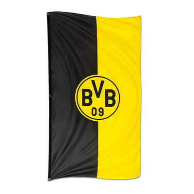 BVB Fahne »BVB-Hissfahne im Hochformat (100x200 cm)« (Packung, 1-St)