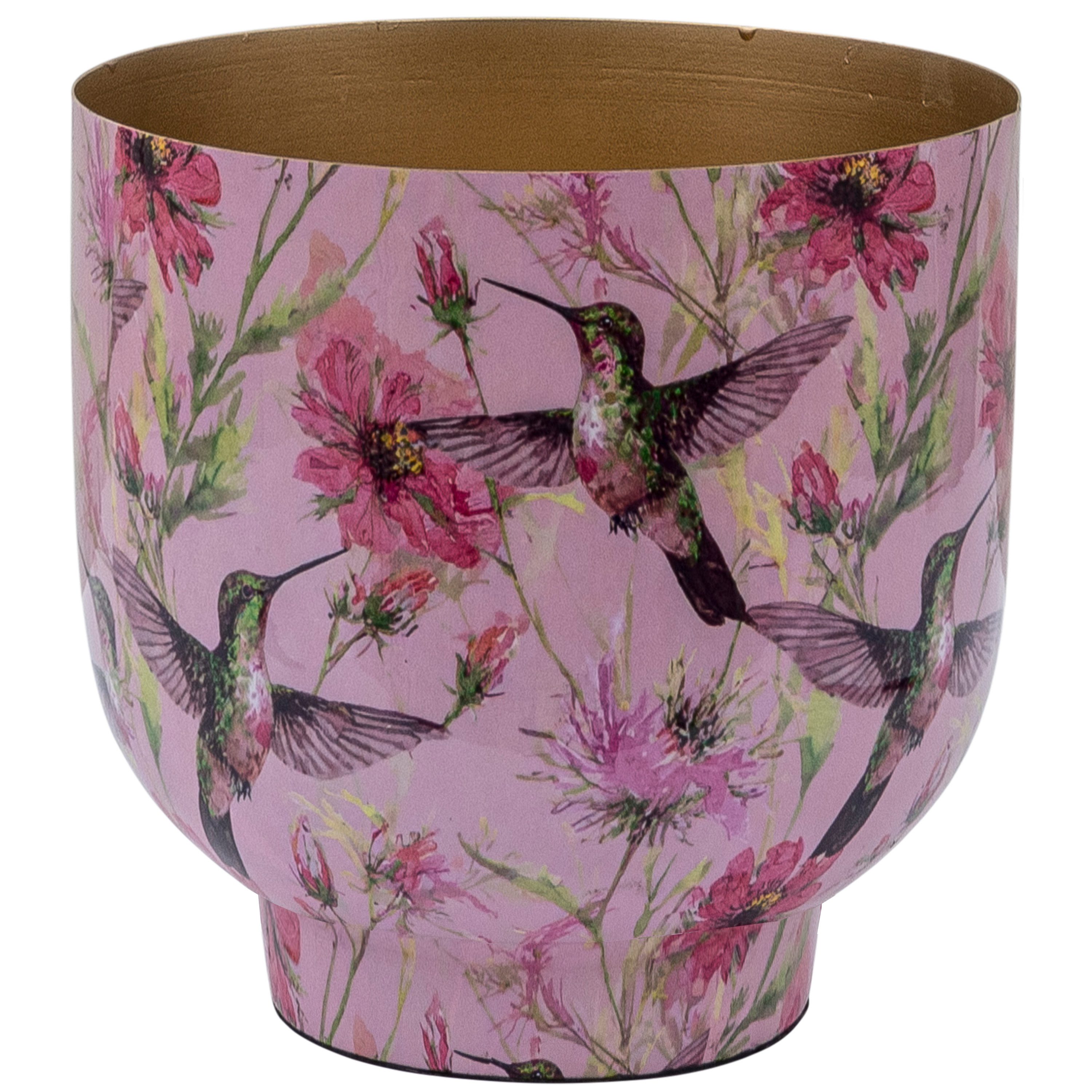 Creativ home Übertopf Übertopf (1 St), mit Kolibridekor