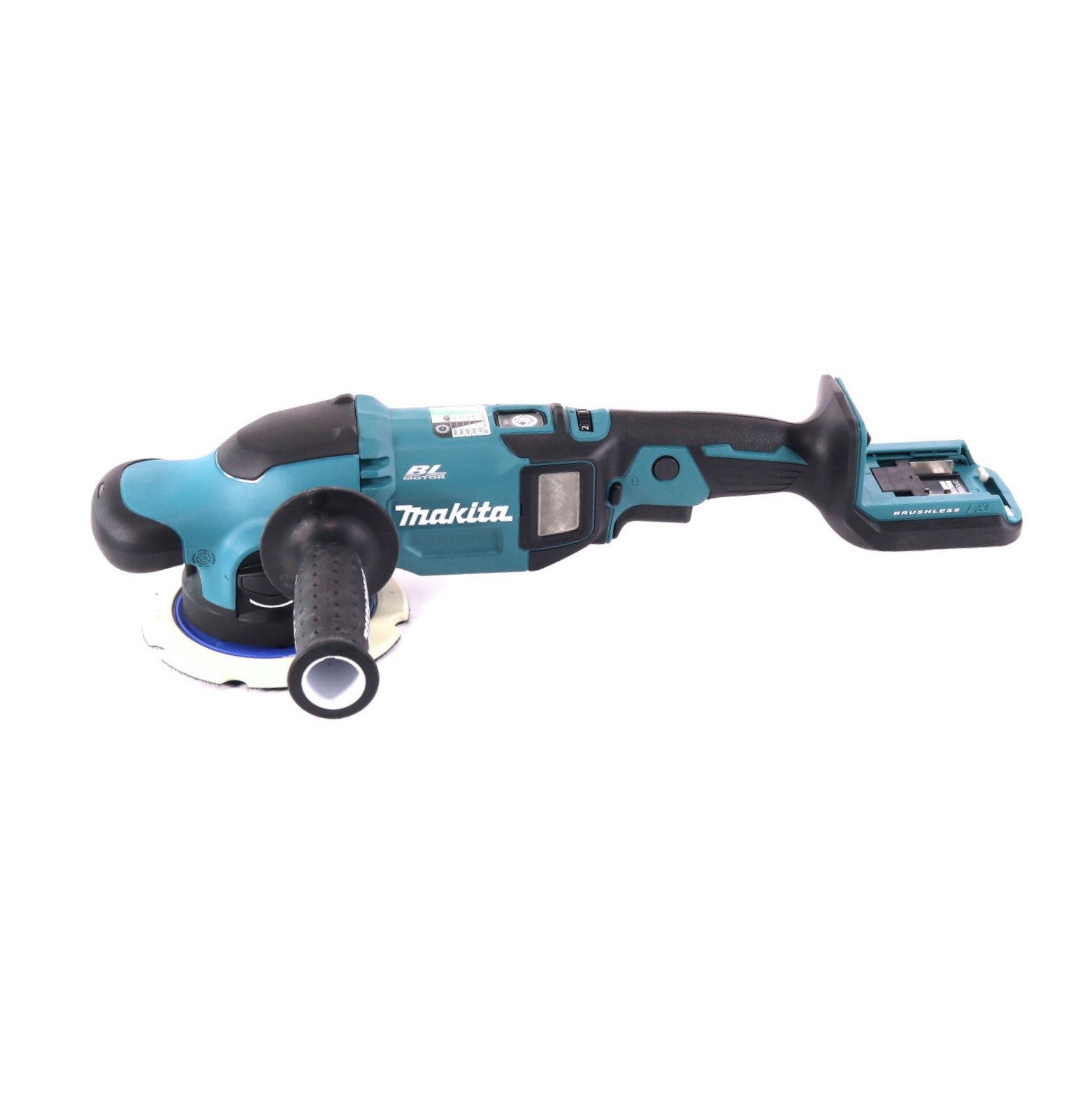 Makita Akku-Poliermaschine DPO 600 F1 Akku Exzenterpolierer 18 V 150 mm XPT Brushless + 1x Akku