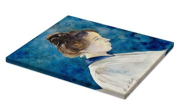 Posterlounge Leinwandbild Hilma af Klint, Selbstporträt, Wohnzimmer Skandinavisch Malerei