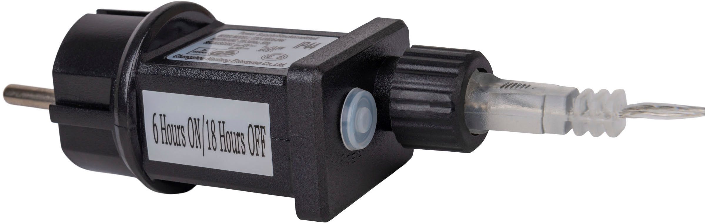 näve LED-Lichterkette Fairy Lights, Weihnachtslichterkette Outdoor, Länge Gesamt ca. 740 cm, 9-flammig, Weihnachtsdeko mit 9 gelben Sternen, mit Timer, Zuleitung ca. 500 cm