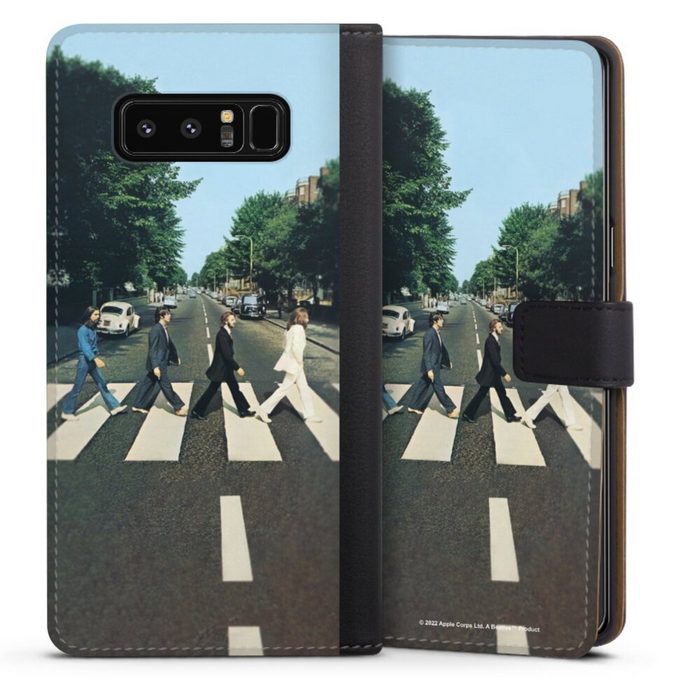 DeinDesign Handyhülle Abbey Road The Beatles Musik The Beatles - Abbey Road Samsung Galaxy Note 8 Hülle Handy Flip Case Wallet Cover