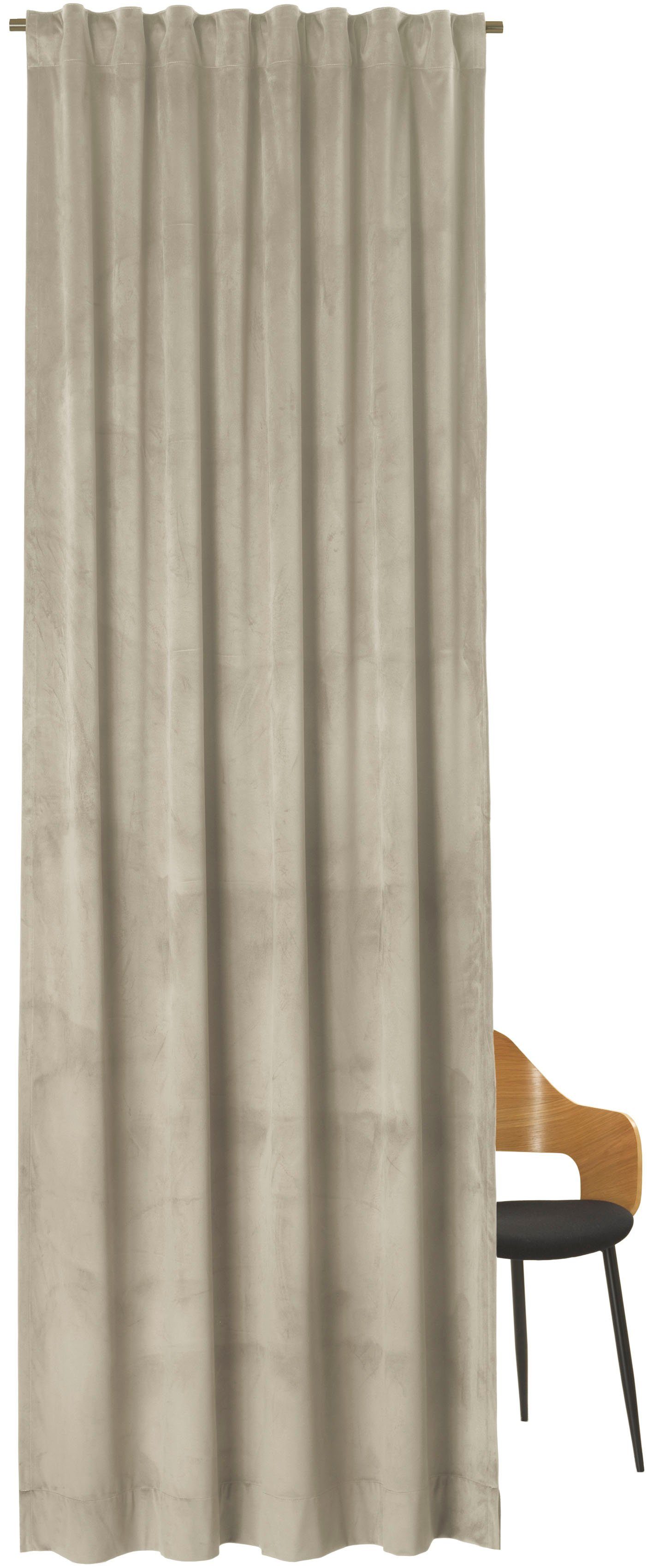 Musterring Vorhang Velvet (1 St), verdeckte Schlaufen, blickdicht, Musterring JustB!