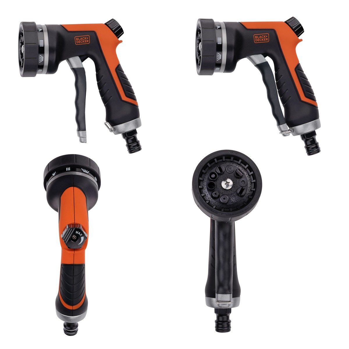 Black + Decker Farbsprühpistole BLACK+DECKER Düse Schwarz/Orange