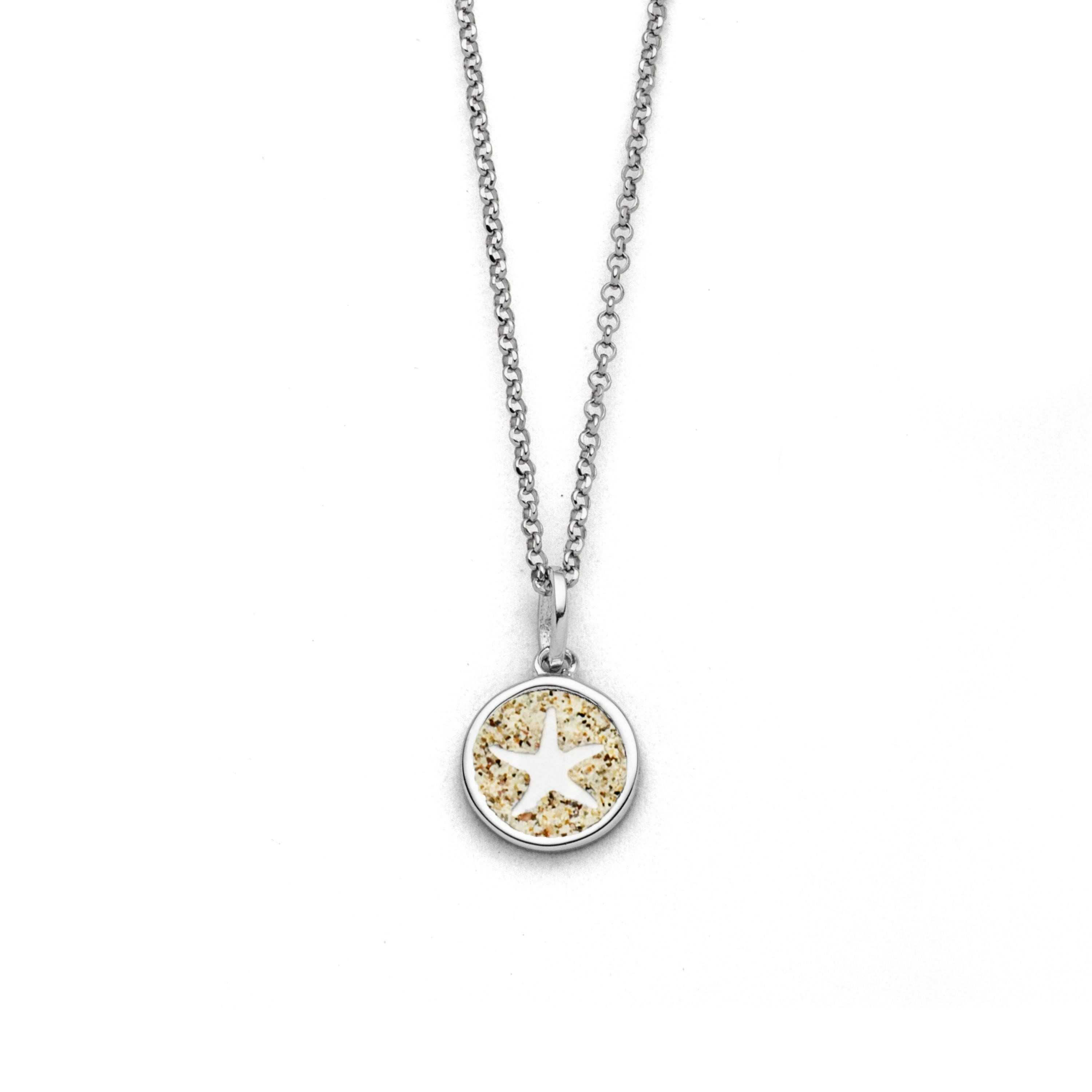 Kette mit Anhänger Halskette K2967 „Seestern 2.0“, 45 cm – Anhänger aus 925er Silber