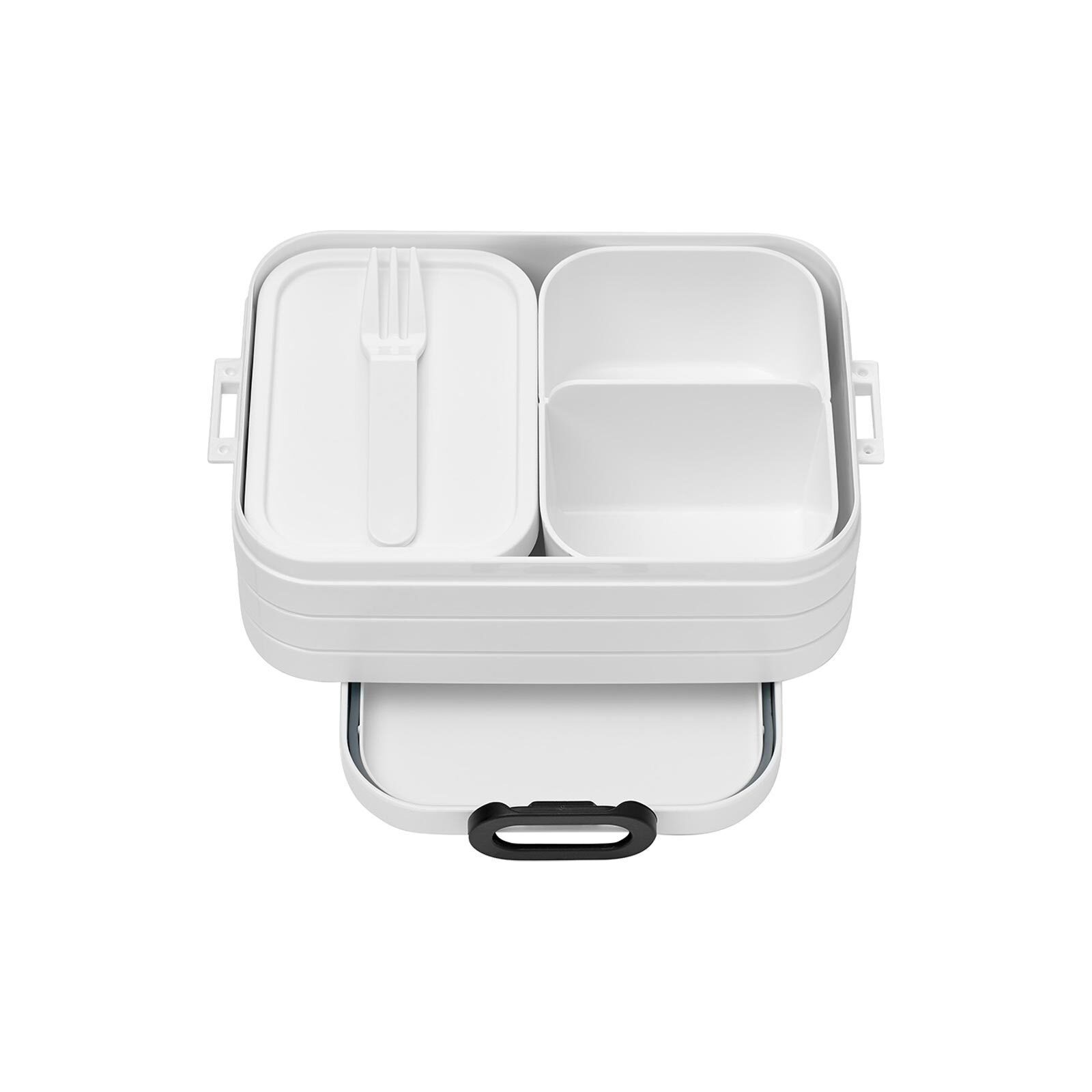 Mepal Lunchbox Take a Break Midi Bento-Lunchbox 900 ml, Material-Mix, (1-tlg), Spülmaschinengeeignet Weiß