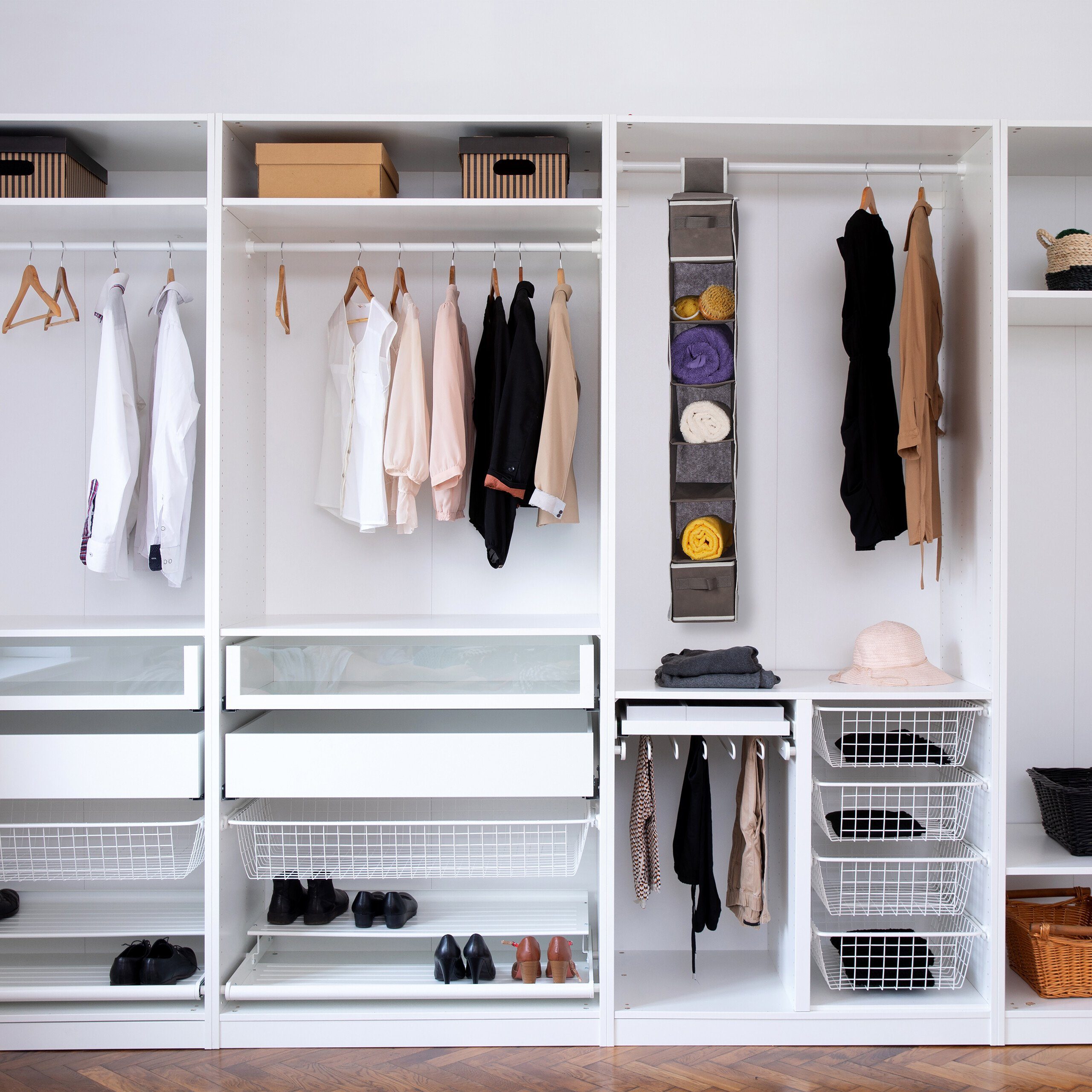 relaxdays Hängeregal Kleiderschrank 7 Fäch günstig online kaufen