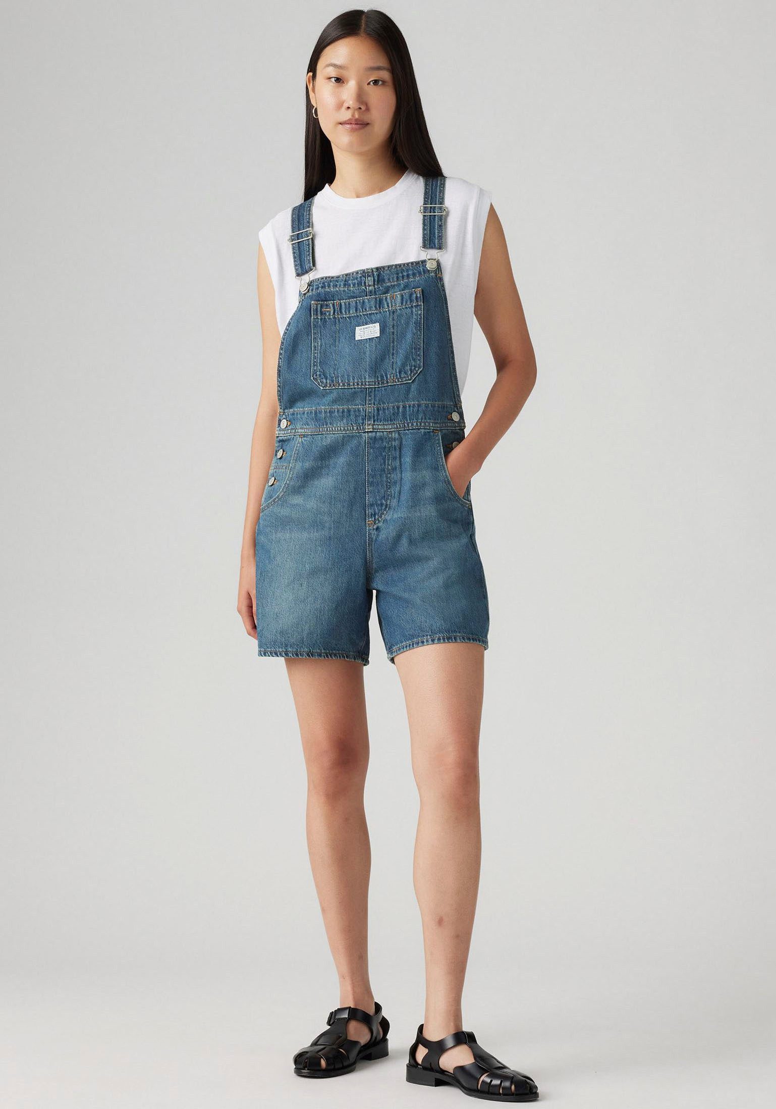 Levi's® Latzhose UTILITY SHORTALL im Five-Pocket günstig online kaufen