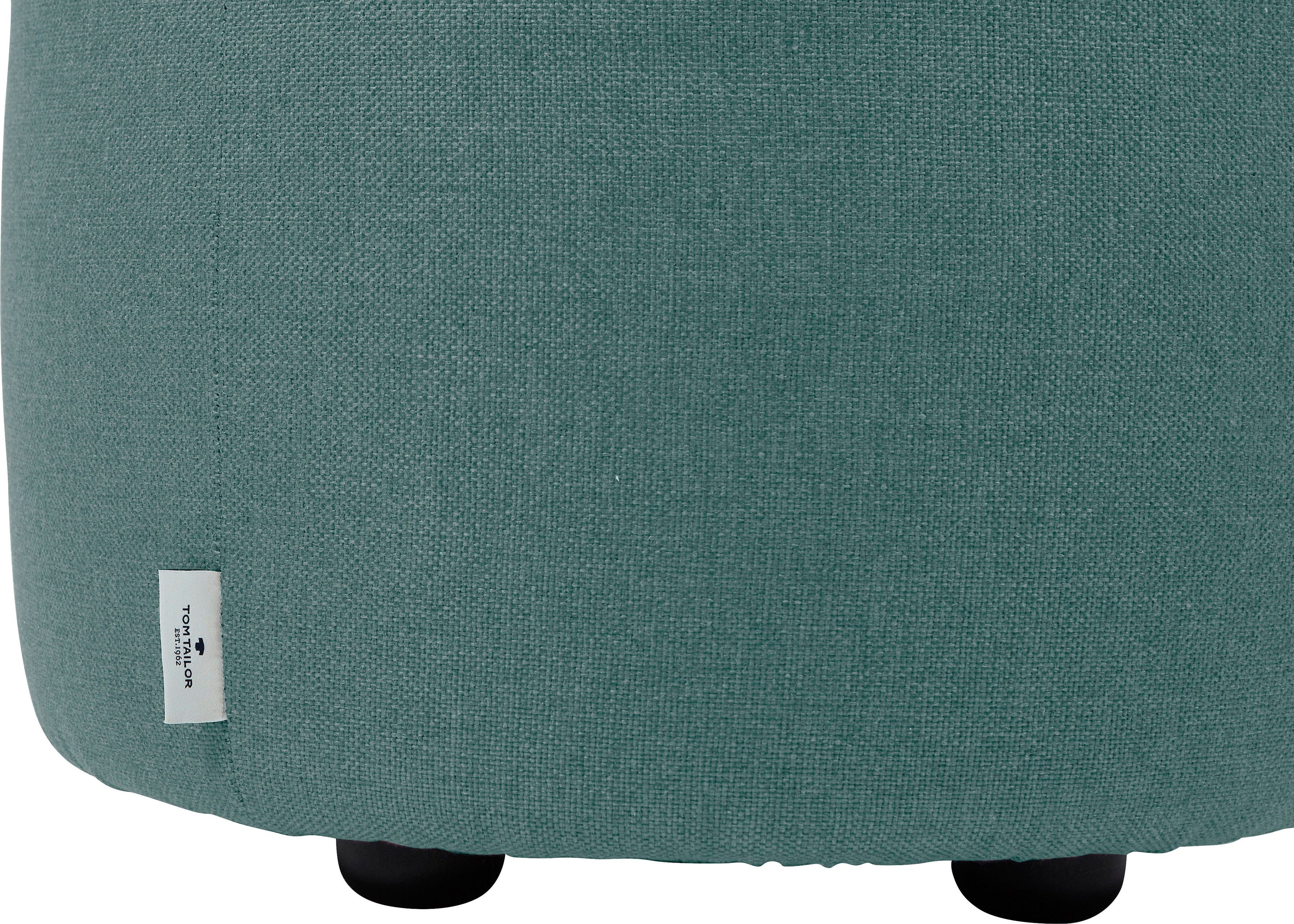 DROP Kedernaht, ø cm mit CHIC, Pouf TAILOR 50 TOM HOME