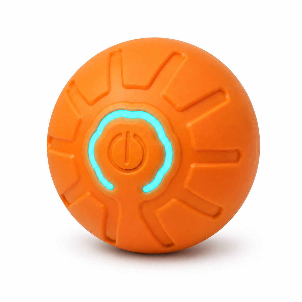 FLOCKI Pets™ Tier-Intelligenzspielzeug Interaktiver Hundeball mit Motor, LED & USB-C, Ø 5,2 cm, Komplett-Set 3 Bewegungsarten, Berührungssensor, LED, USB-C, Ruhemodus von FLOCKI Pets™