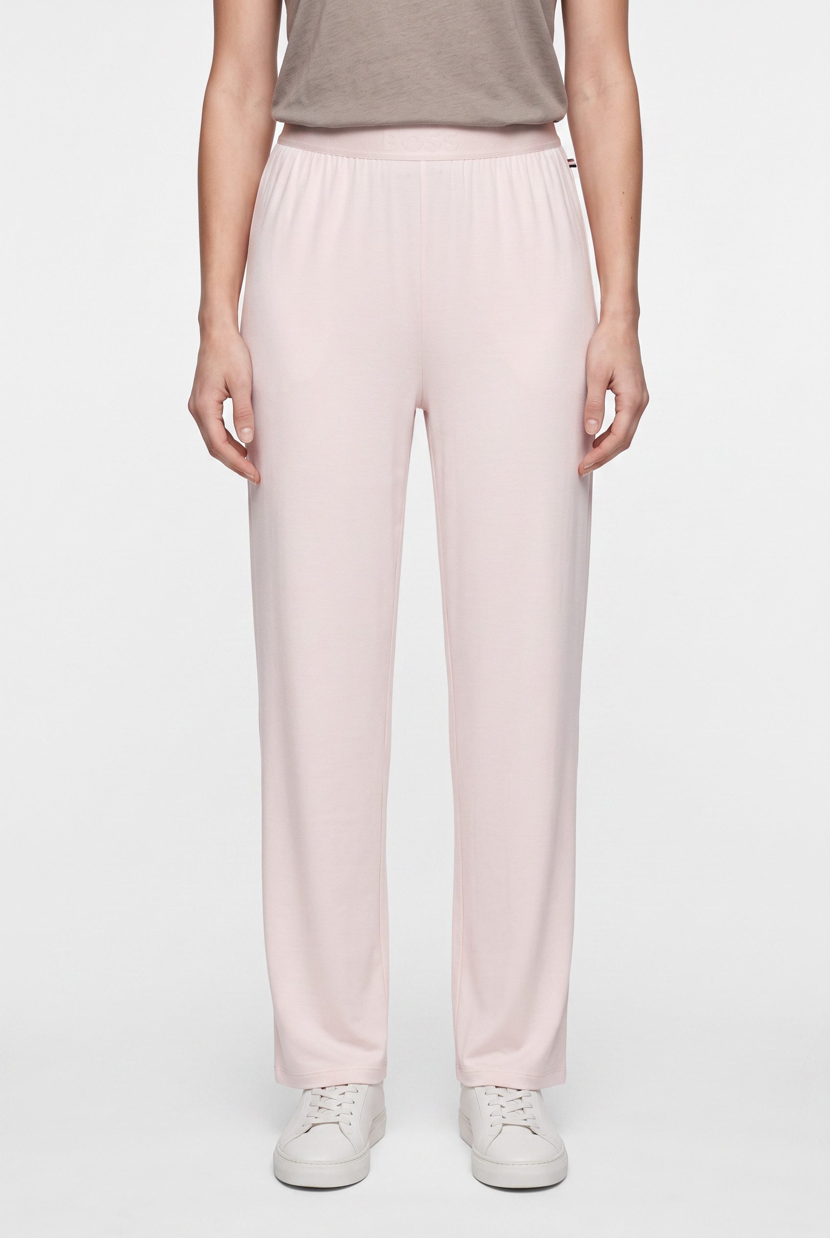 BOSS Schlafhose Bea Pants mit BOSS Logobund