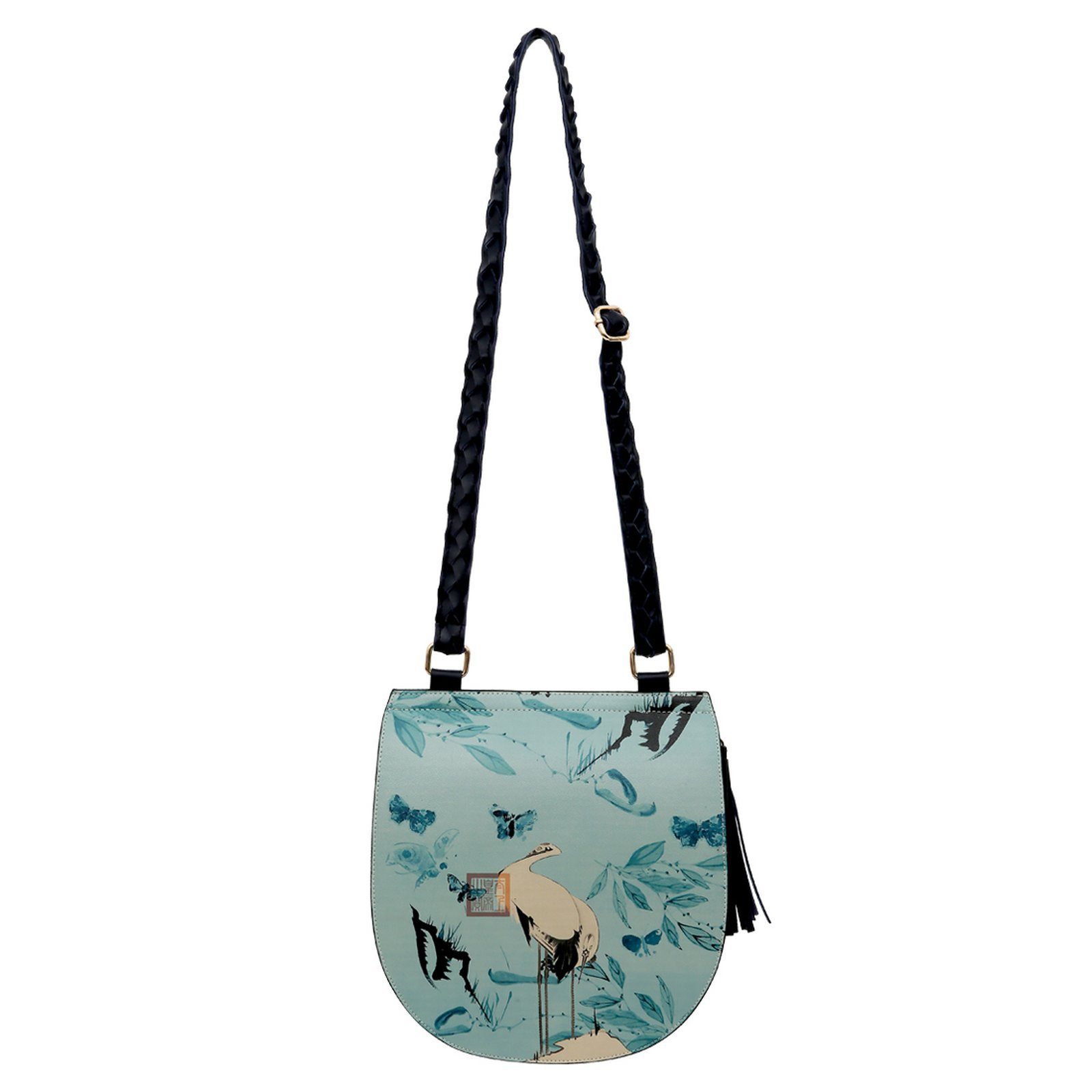 DOGO Umhängetasche Ivy Bag Umhängetasche Storks Damen Schultertasche, Handgefertigt