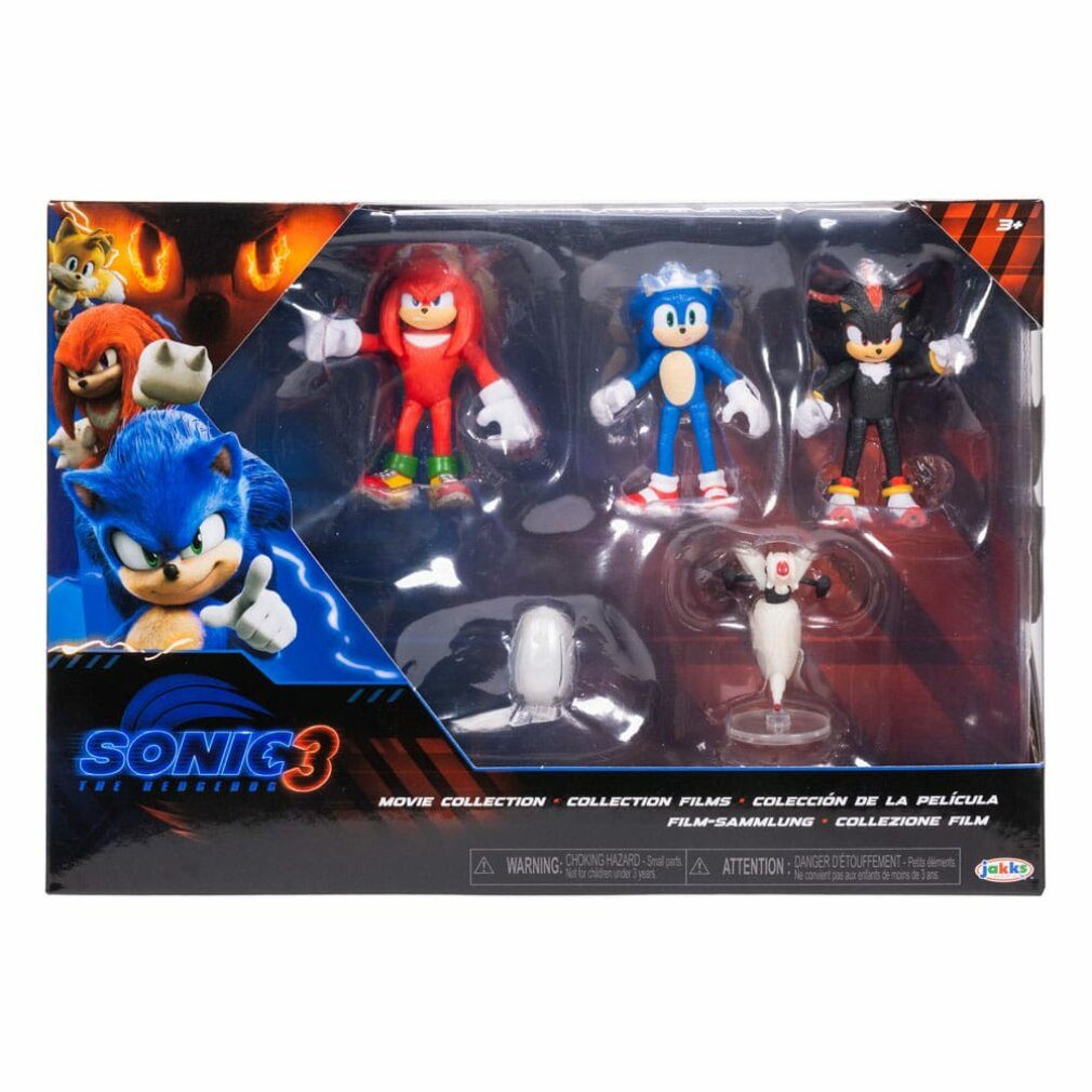 Jakks Pacific Spielfigur Sonic - The Hedgehog Movie 3 Minifiguren 6er-Pack Wave 1 6 cm
