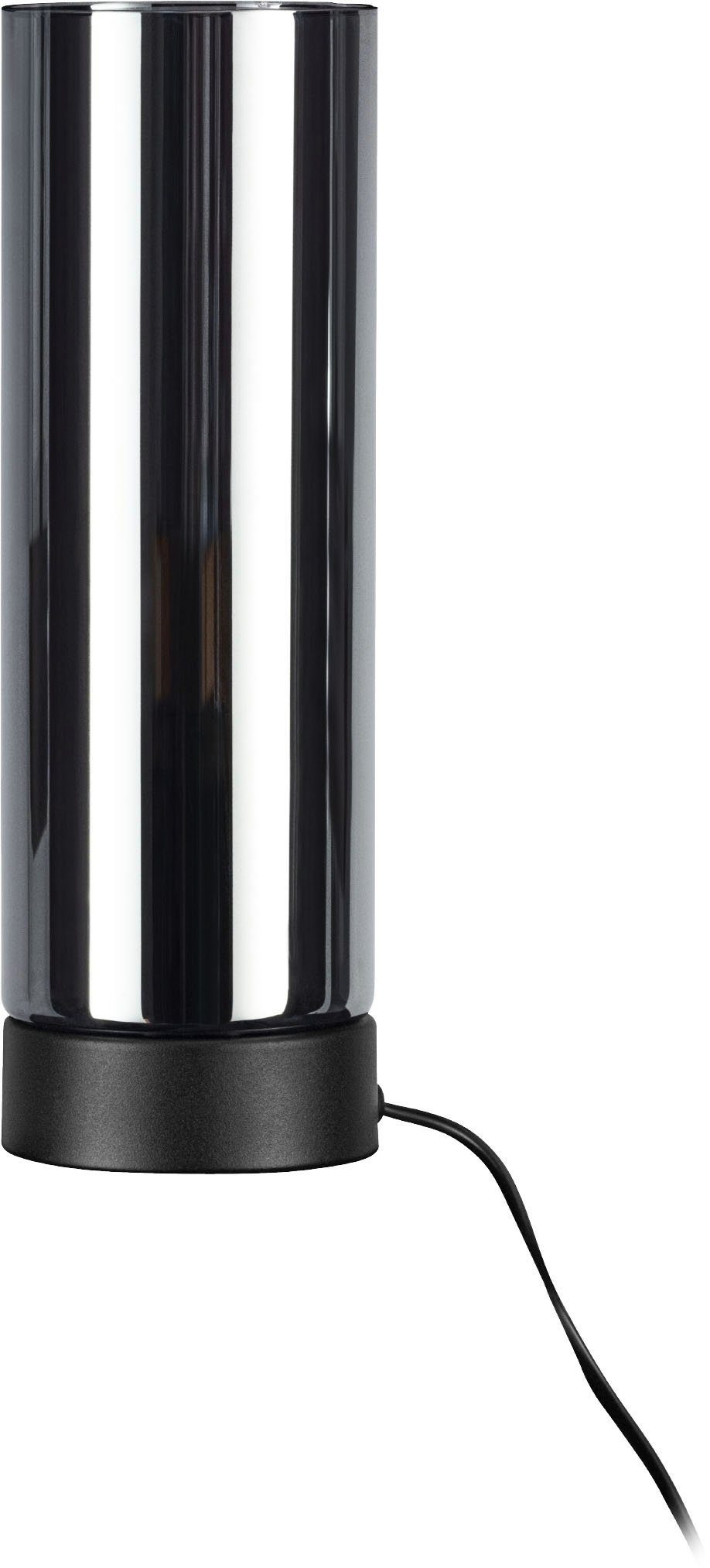 EGLO Tischleuchte DAMASCO 1, ohne Leuchtmittel, Leuchtmittel wechselbar, Tischleuchte in schwarz aus Stahl - exkl. E27 - 60W