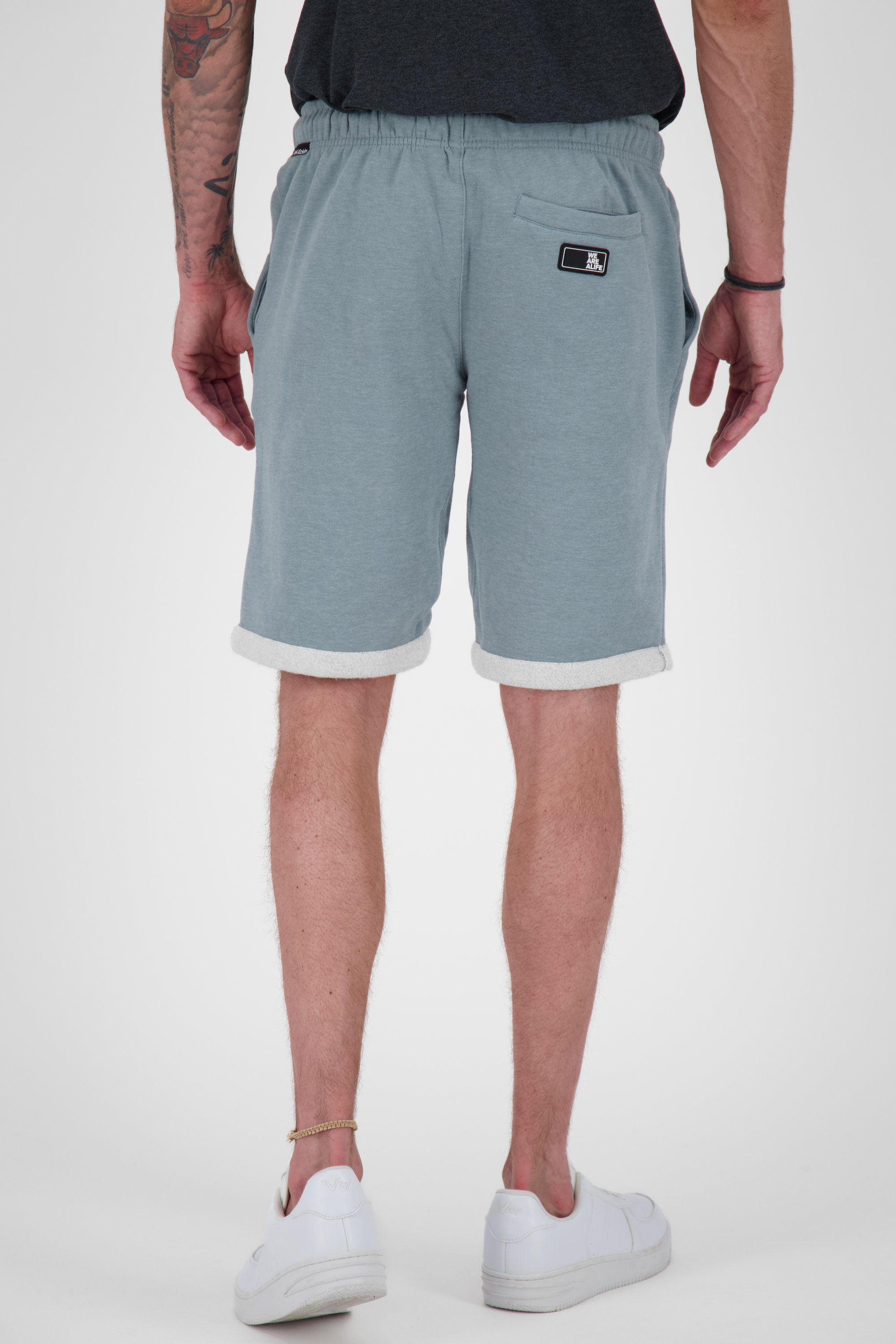 Alife Sweatshorts A Sweathose, Hose melange JumperAK kurze Herren Shorts pacific & Kickin