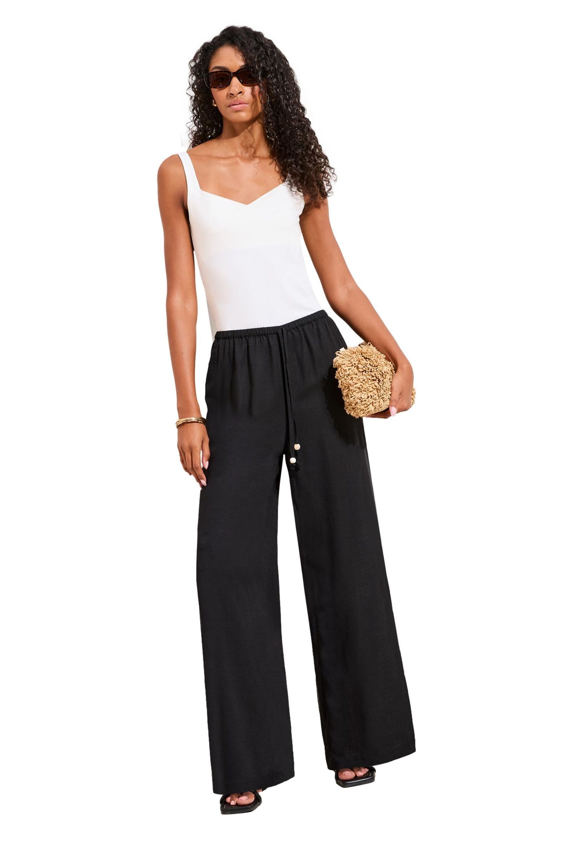 Friends Like These Palazzohose Friends Like These Hose mit weitem Bein, Regular (1-tlg)