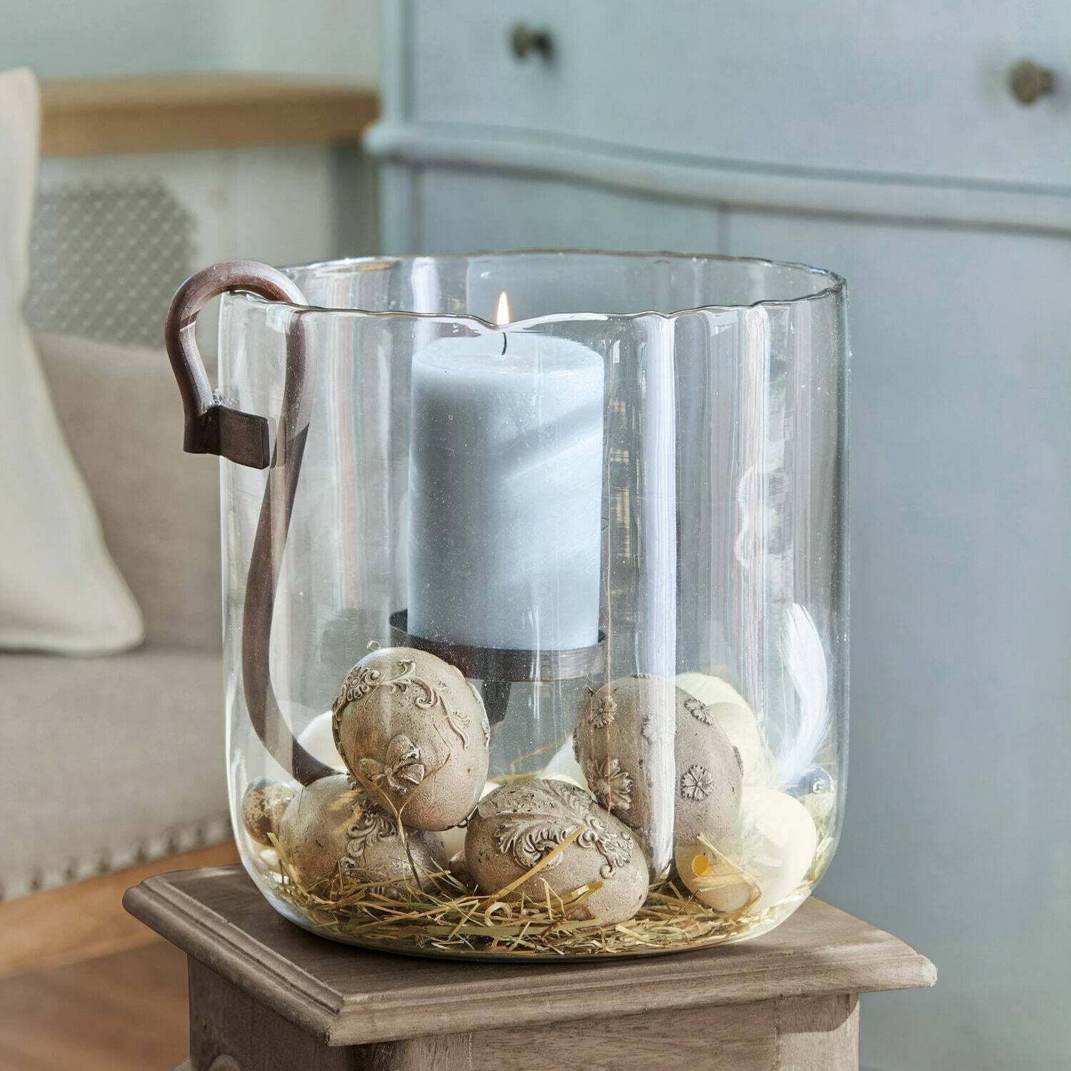 Mirabeau Windlicht Windlicht Vermand klar/antikbraun (kein Set, kein Set)