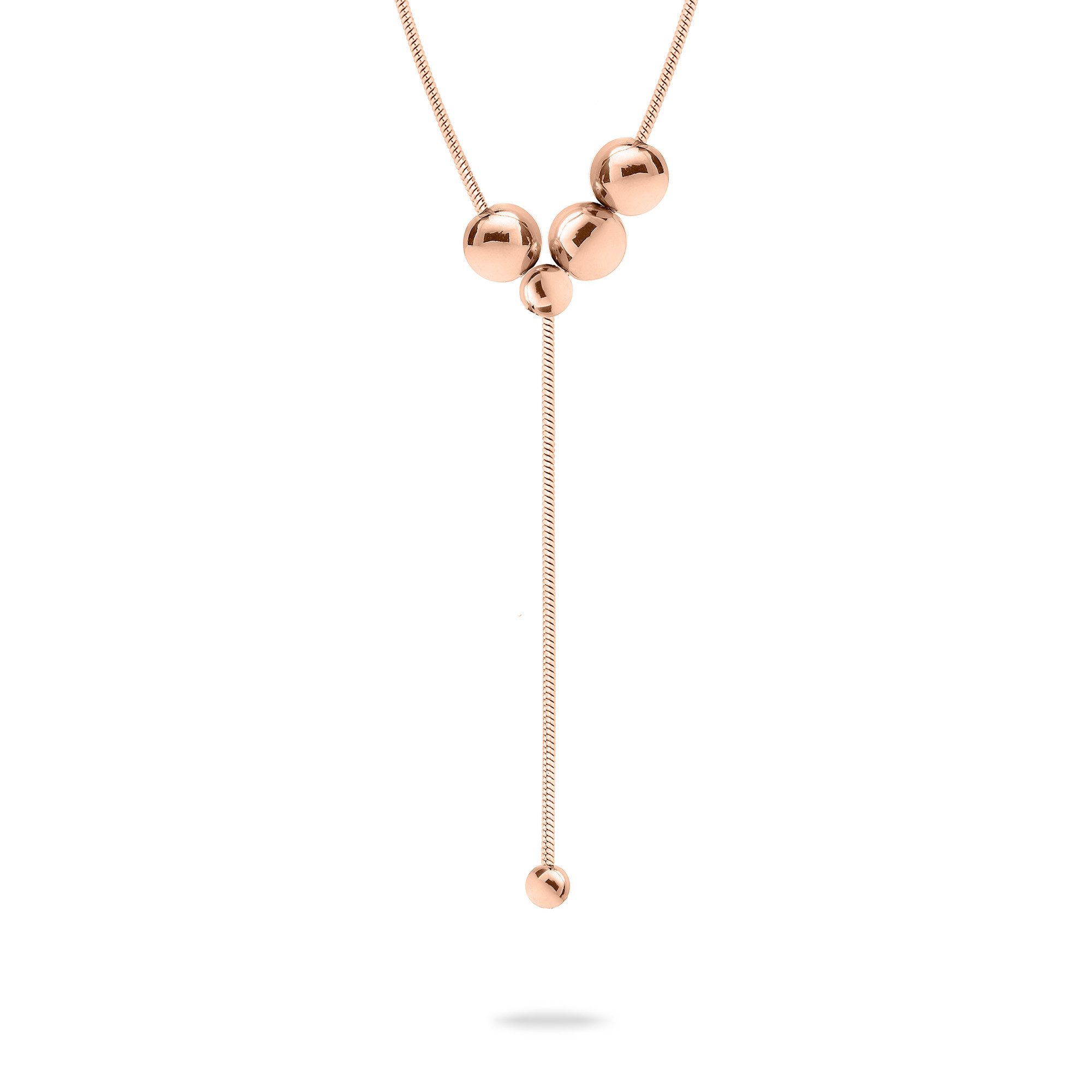 Liebeskind Berlin Y-Kette Schmuck Geschenk Edelstahl Halskette Steel Ball