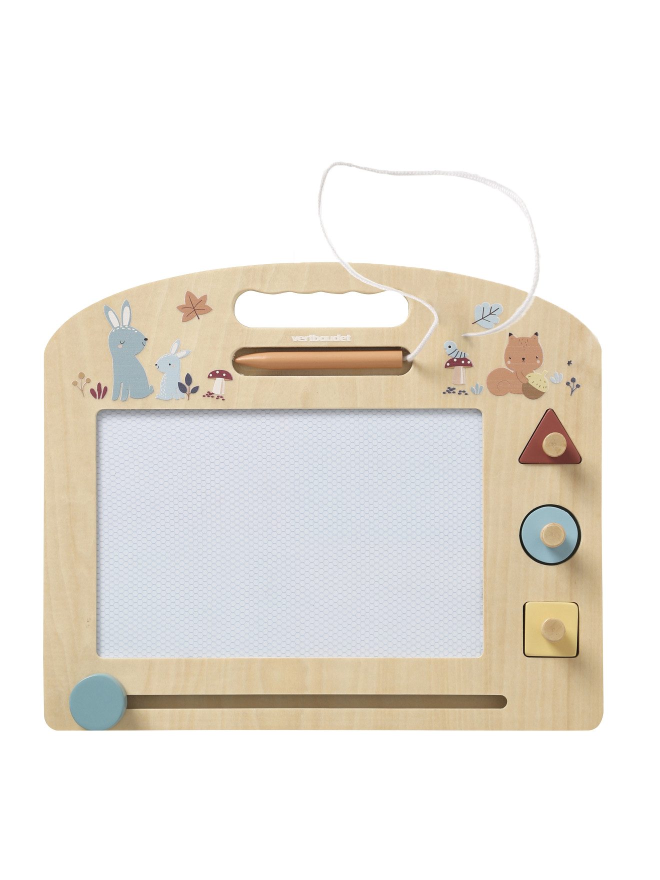 vertbaudet Tafel Zauber-Maltafel WALDFREUNDE aus Holz FSC®