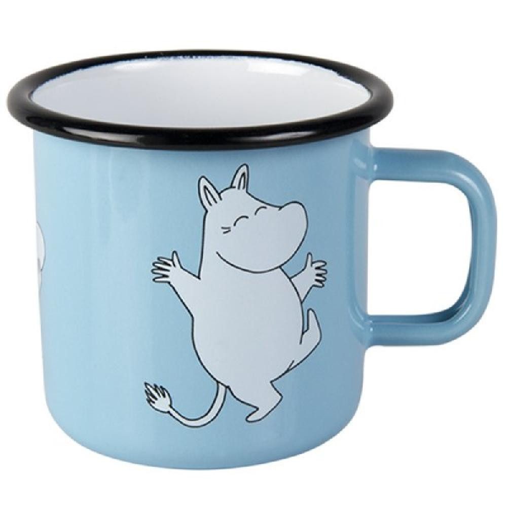 Muurla Kindergeschirr-Set Tasse Mumins Hellblau (250 ml)