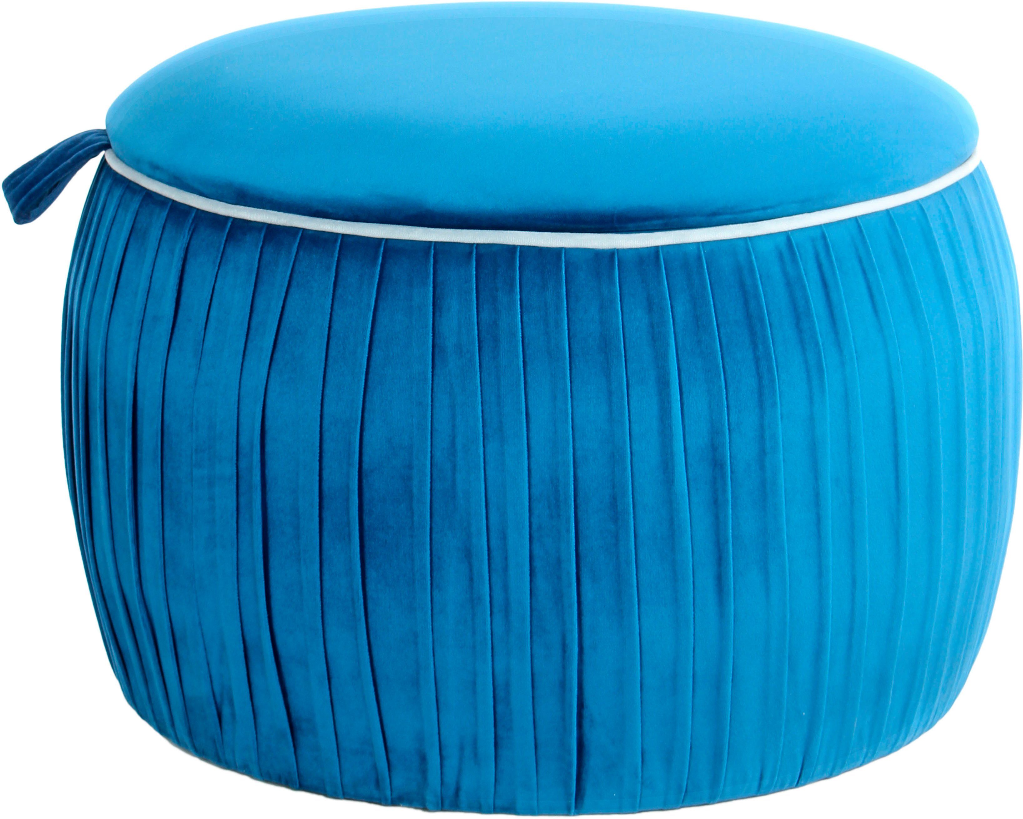 Sitzhocker Hocker Adoree, Sitzgelegenheit in attraktiver Form,Hocker mit Stauraum