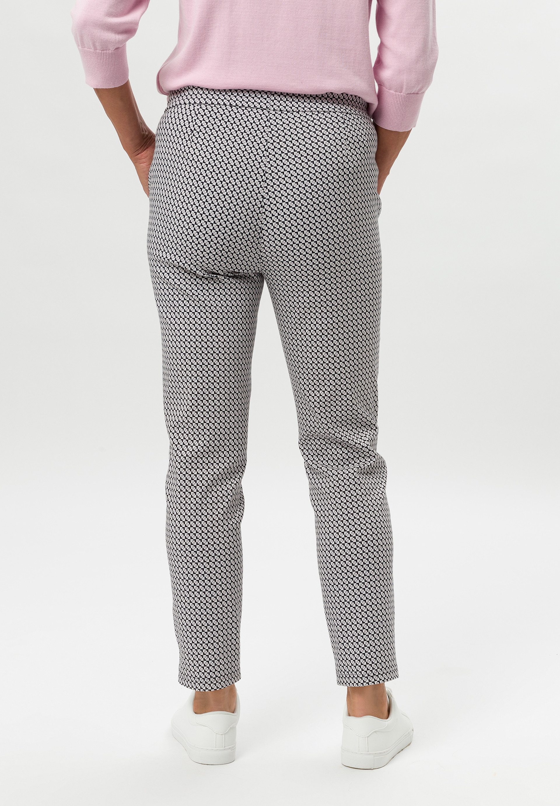 FRANK WALDER Stoffhose mit elastsischem Bund