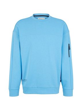 TOM TAILOR Denim Sweatshirt RELAXED CREW aus Baumwolle