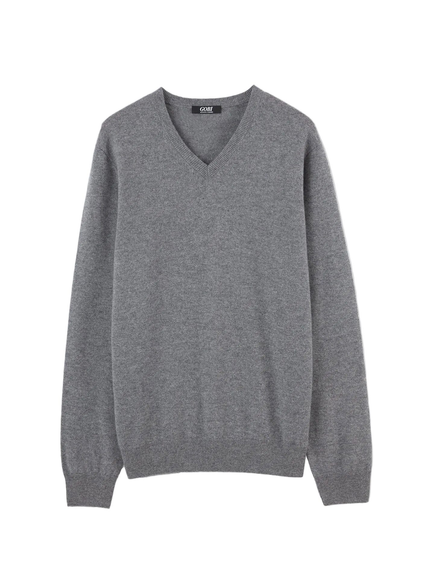GOBI Cashmere V-Ausschnitt-Pullover Basic Kaschmirpullover mit V-Ausschnitt