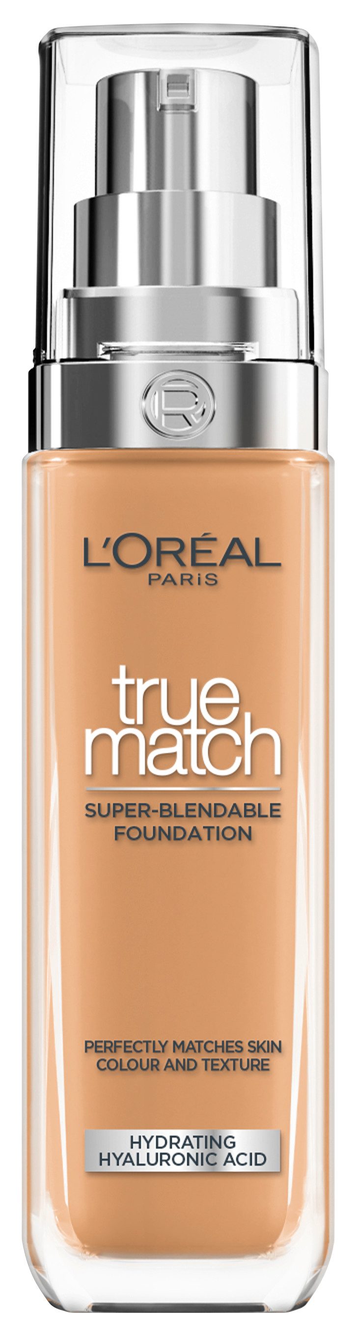 L'ORÉAL PARIS Foundation TRUE MATCH FOUNDATION, lässt sich mühelos verblenden, ohne sichtbare Ränder zu hinterlassen