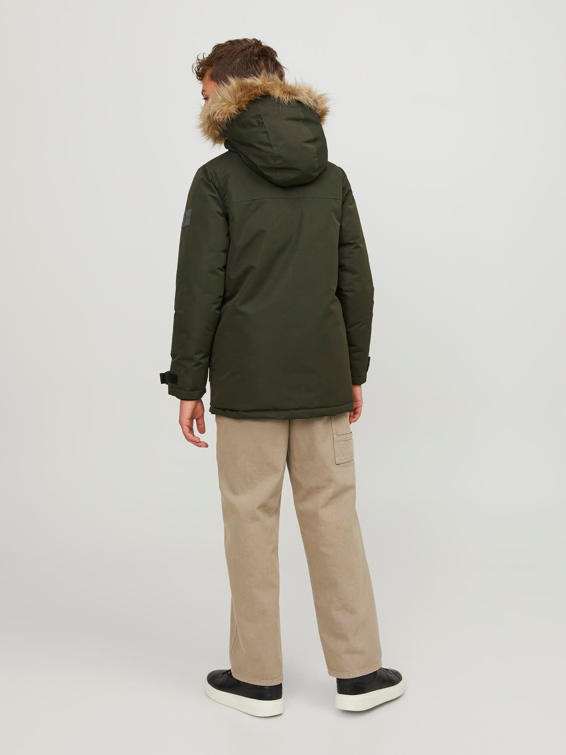 Jack & Jones Junior Parka Kinder Jungen Winterjacke Jacke JJECRAFT PARKA SN JNR – Bild 3 von 3