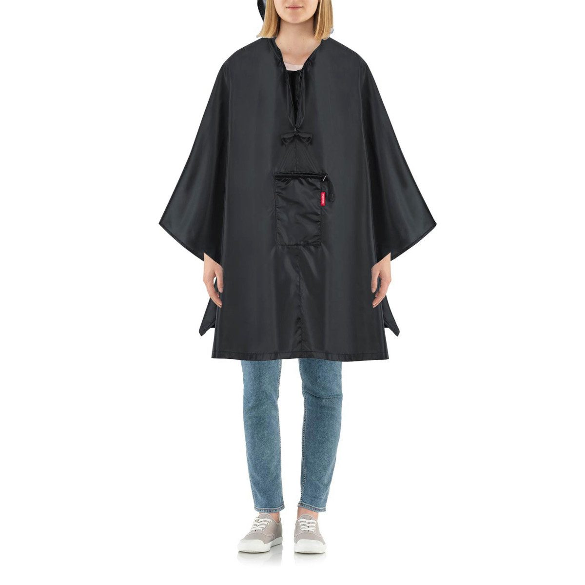 REISENTHEL® Regenponcho mini maxi poncho black mini maxi poncho
