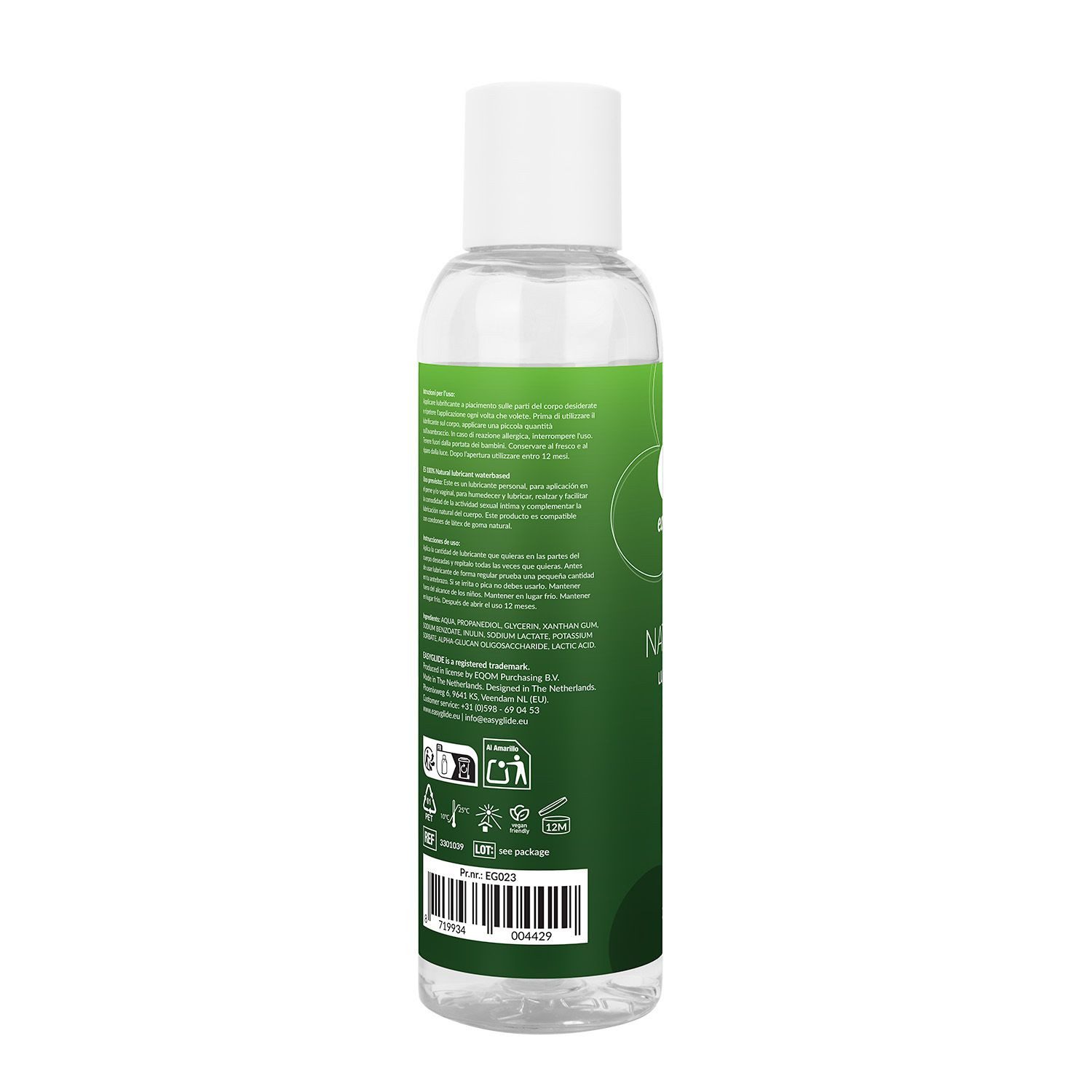 EasyGlide Gleitgel EasyGlide Natural Gleitgel - Gleitmittel Wasserbasis auf Natürlicher B