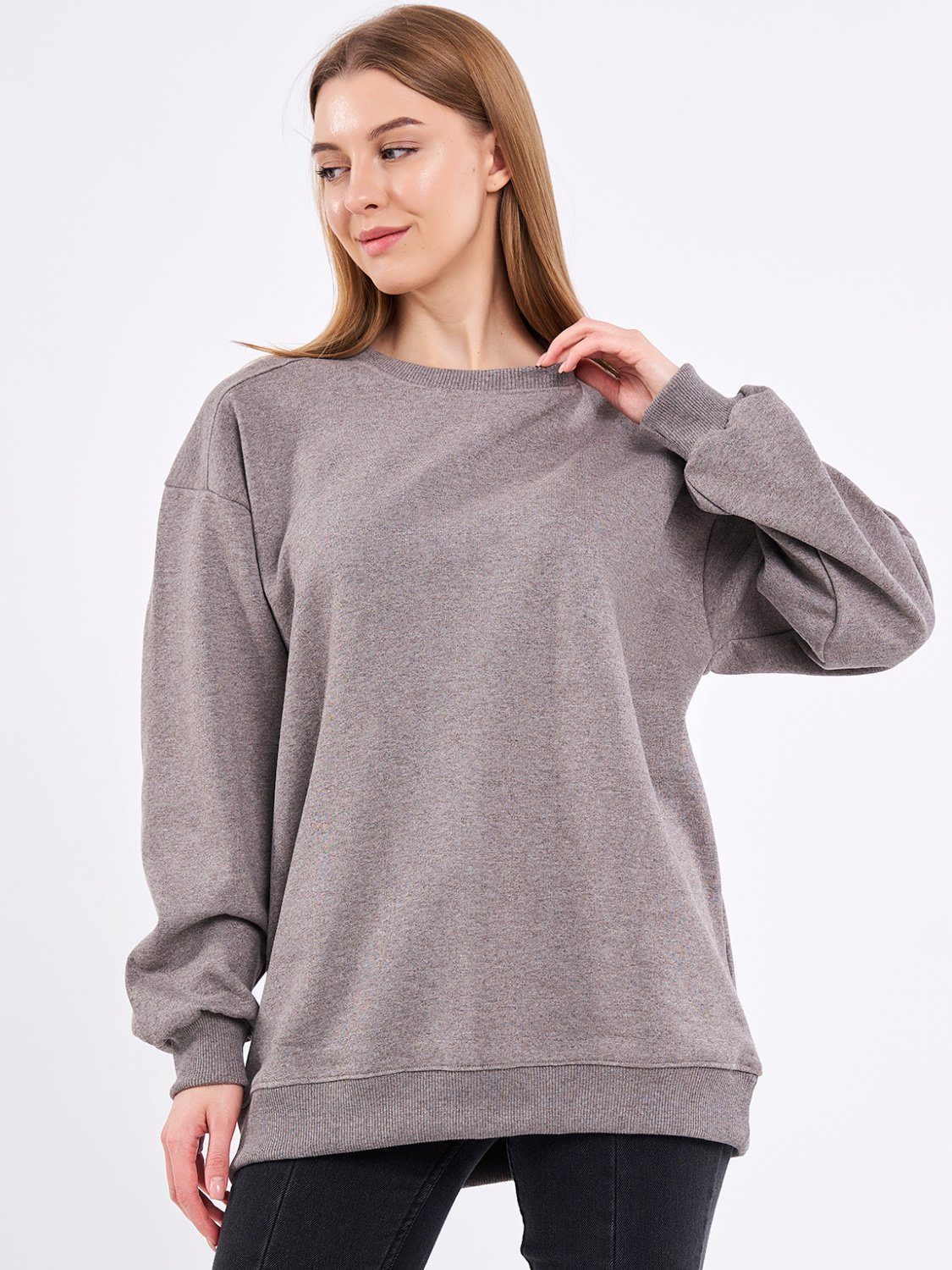 COMEOR Sweatshirt Damen Oversize Pullover Langarm günstig online kaufen